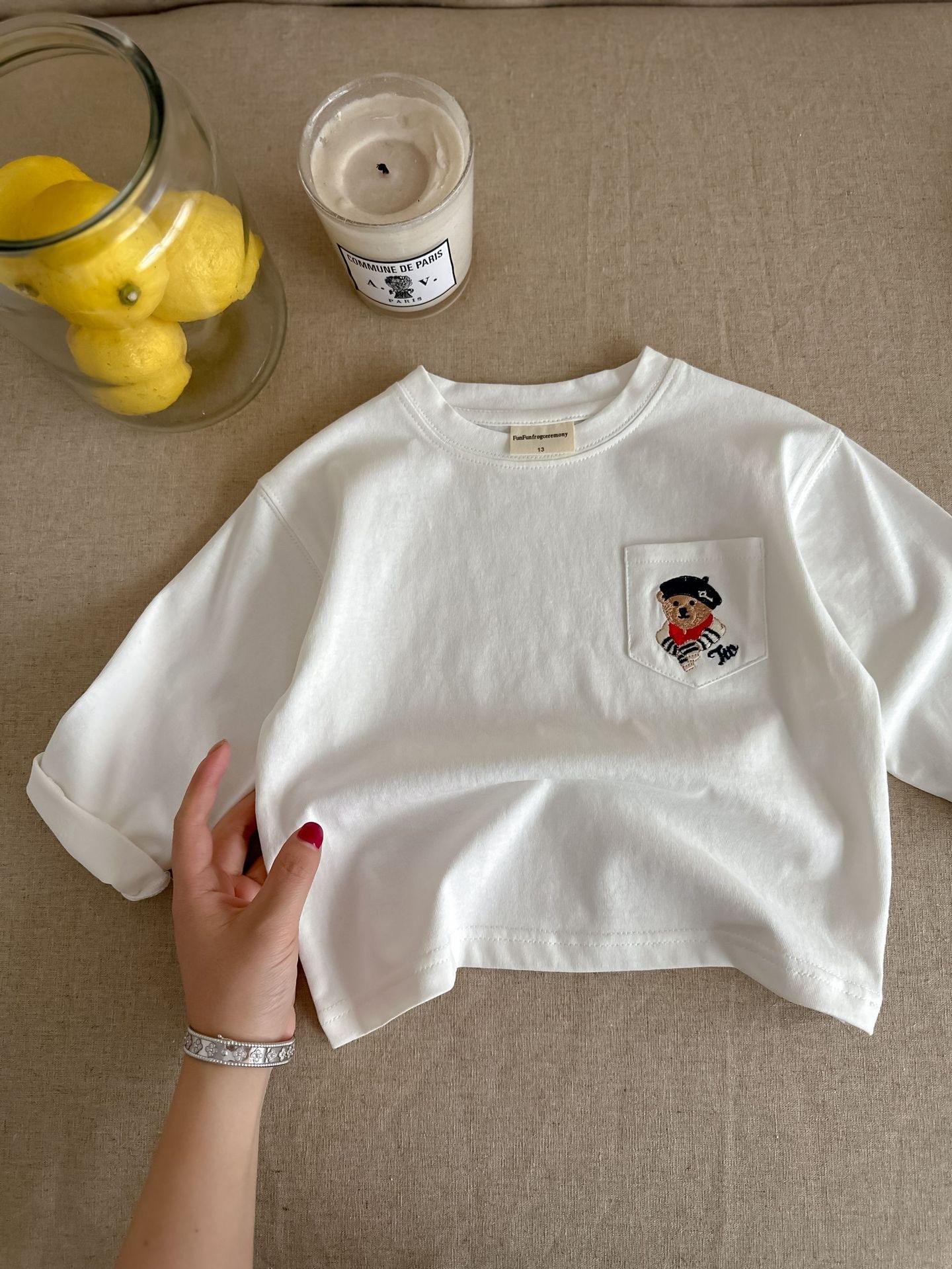 三色口袋熊上衣