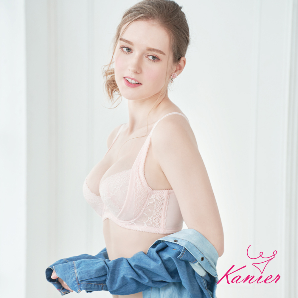 【Kanier卡妮兒】唯戀洛可可 外月牙提托 機能型內衣【3352 海鹽粉 -B / C / D罩杯】