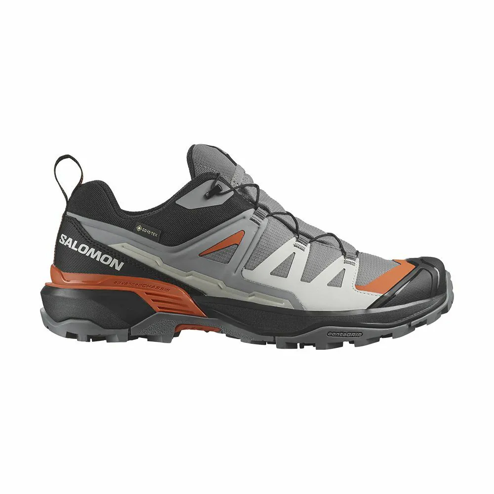 【SALOMON】男 X ULTRA 360 Goretex 低筒登山鞋 靜灰/黑/尋香棕/ L47453500