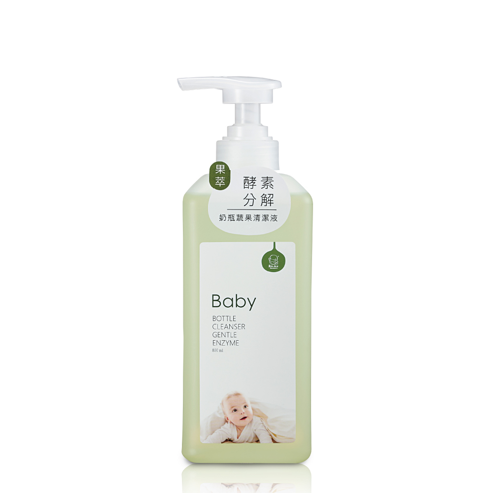 KUKU 果萃高分解酵素奶瓶蔬果清潔液 800ml