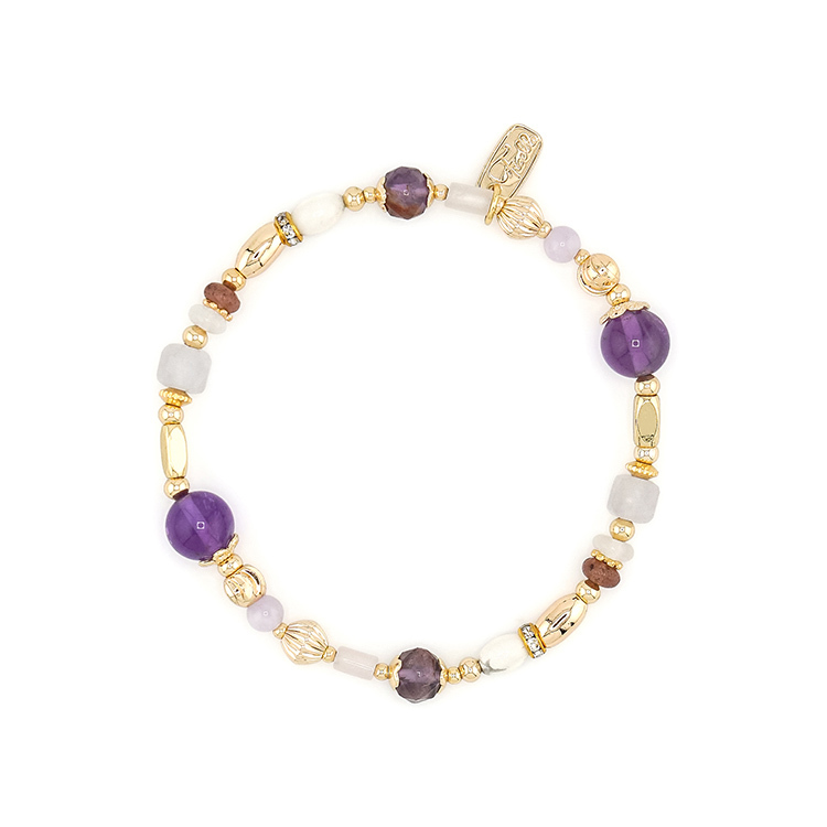二月誕生石 • 星辰花 • 不變的真心 – 紫水晶 – 手鍊