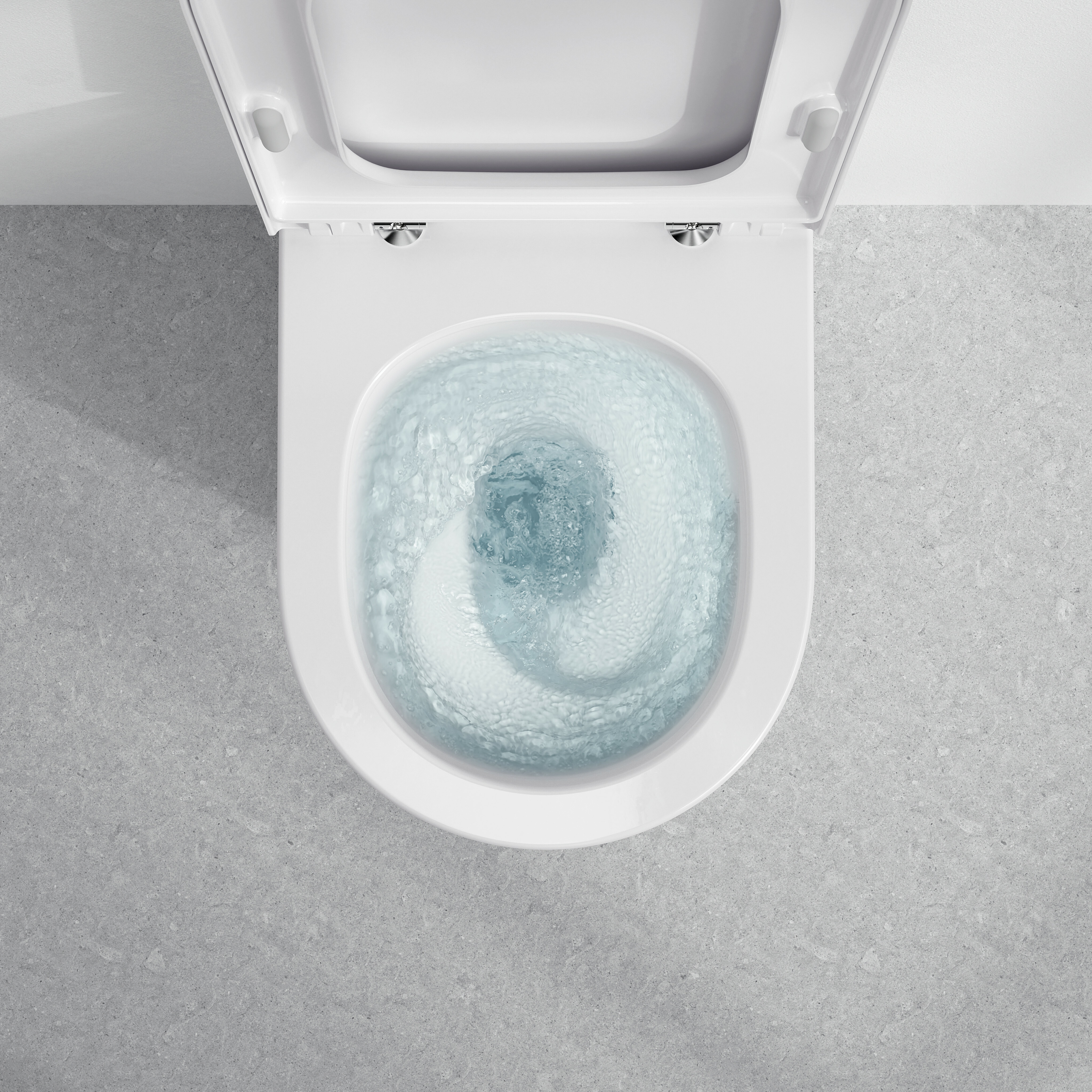 Laufen "Meda" 8.2411.1.000.231.1 + 8.2708.3.000.973.1 + 8.9111.3.000.000.1 Rimless Silent Flush Water Closet w/ Soft Closing Cover (Bottom Left inlet)