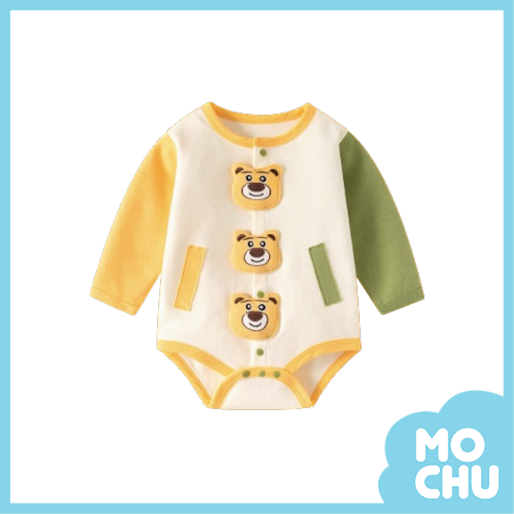 三隻小熊長袖包屁衣