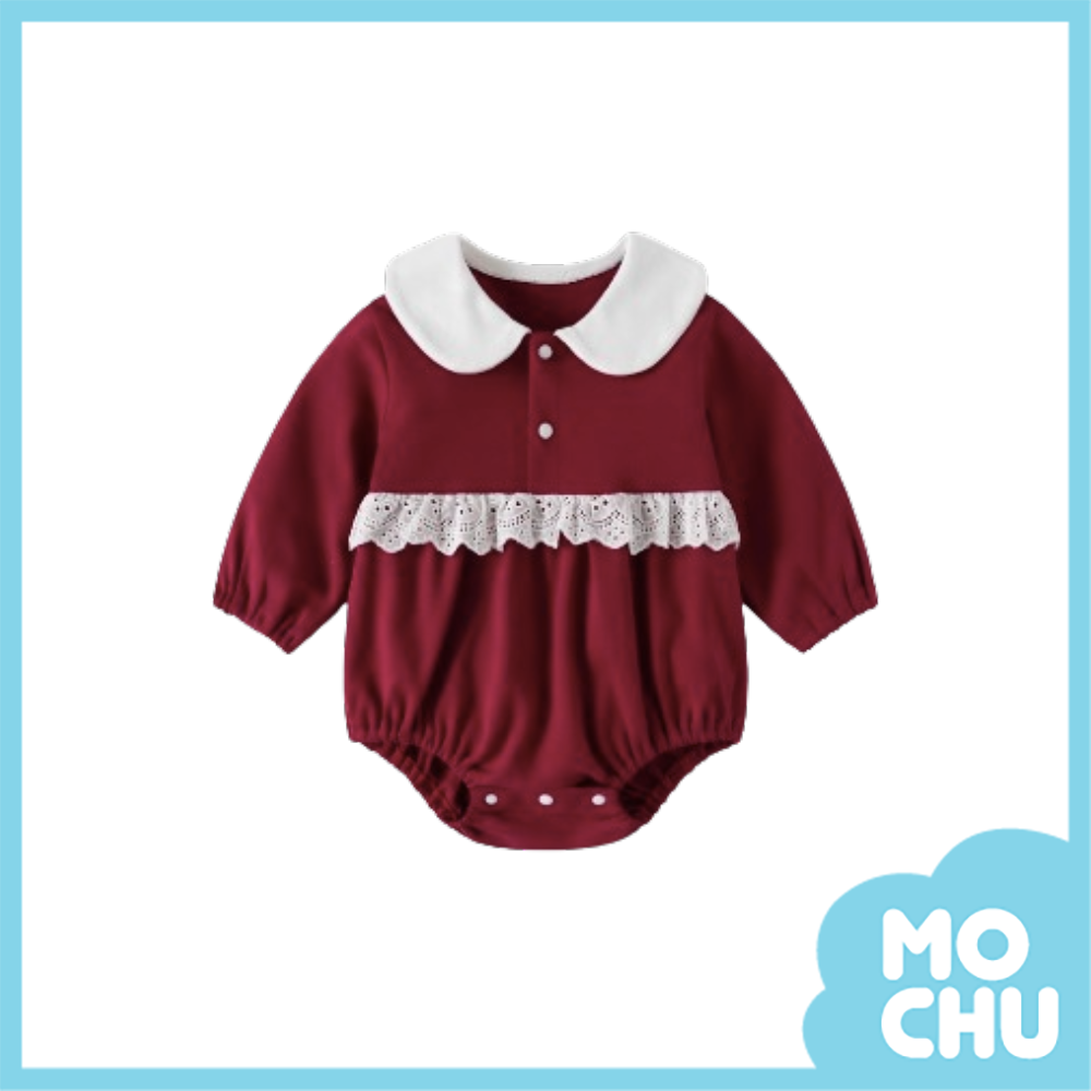 小淑女長袖包屁衣