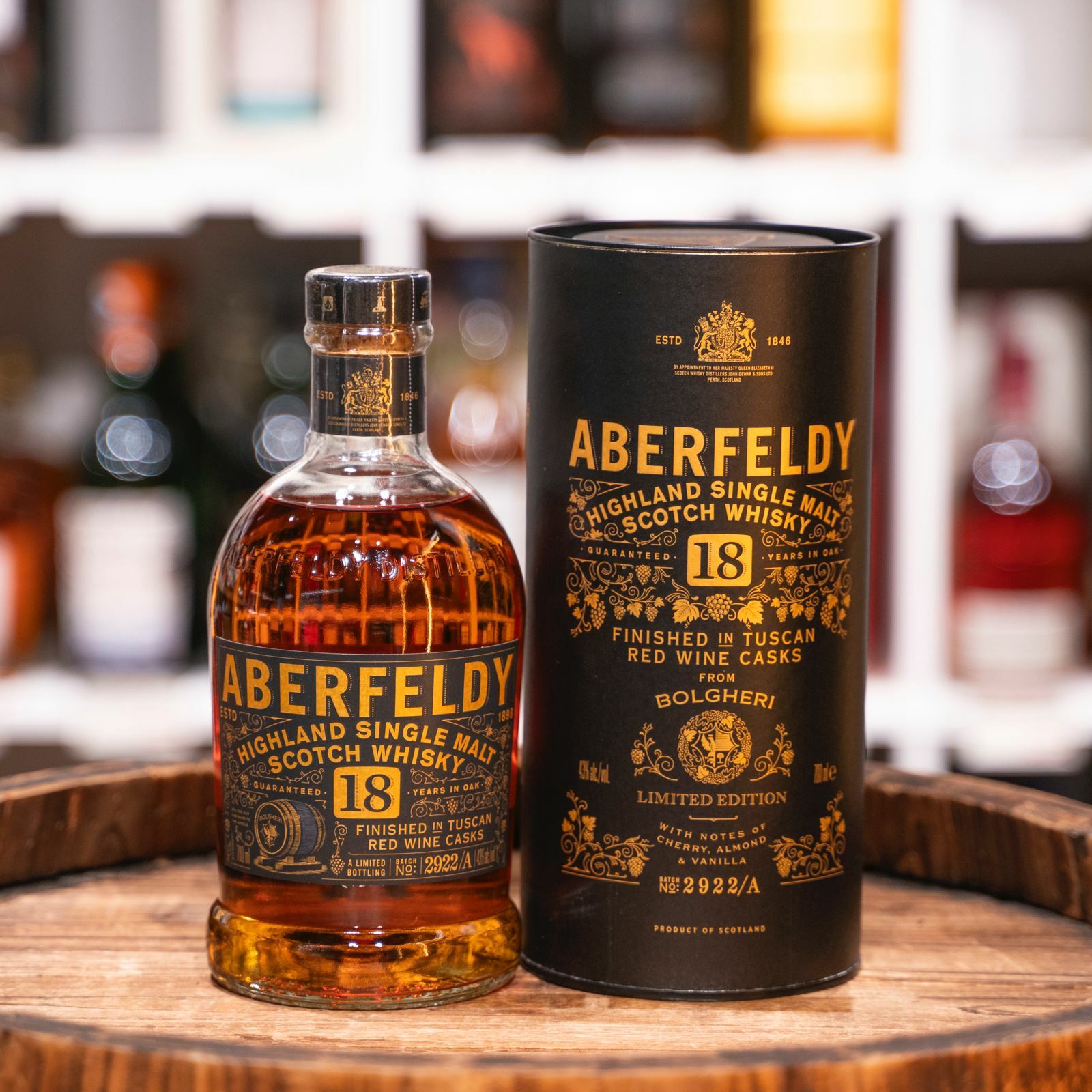 Aberfeldy 18 Years Old Tuscan Red Wine Casks Limited Edition