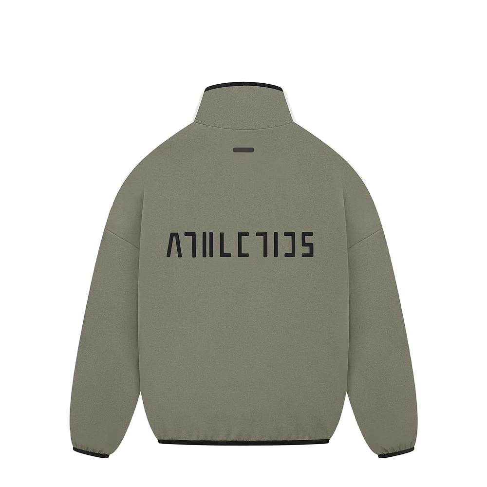 Adidas x Fear of God Athletics Half Zip Clay 半拉鍊 麂皮絨 寬鬆衛衣 卡其IS8776