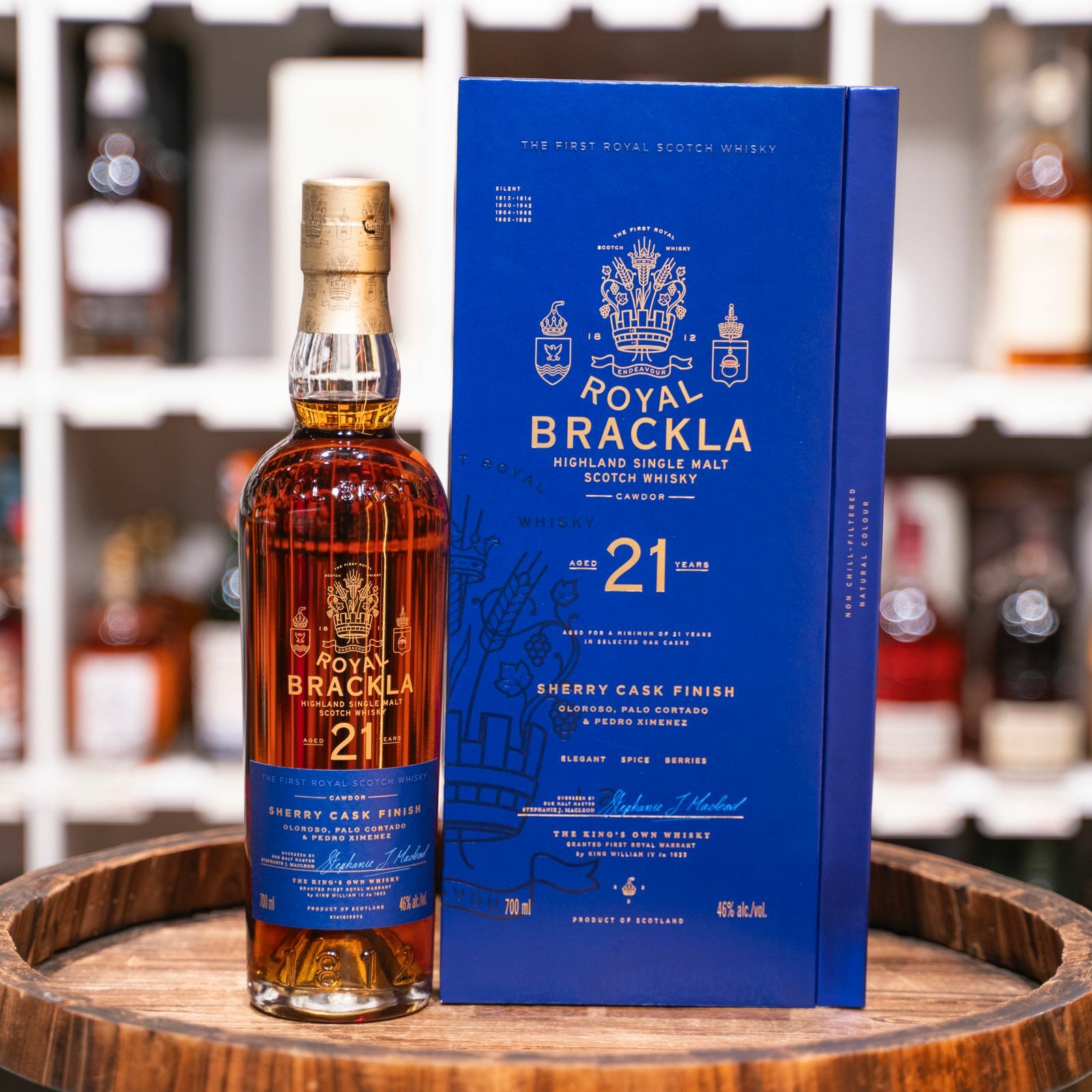 Royal Brackla 21 Years Palo Cortado Sherry Cask Finish Single Malt Whisky