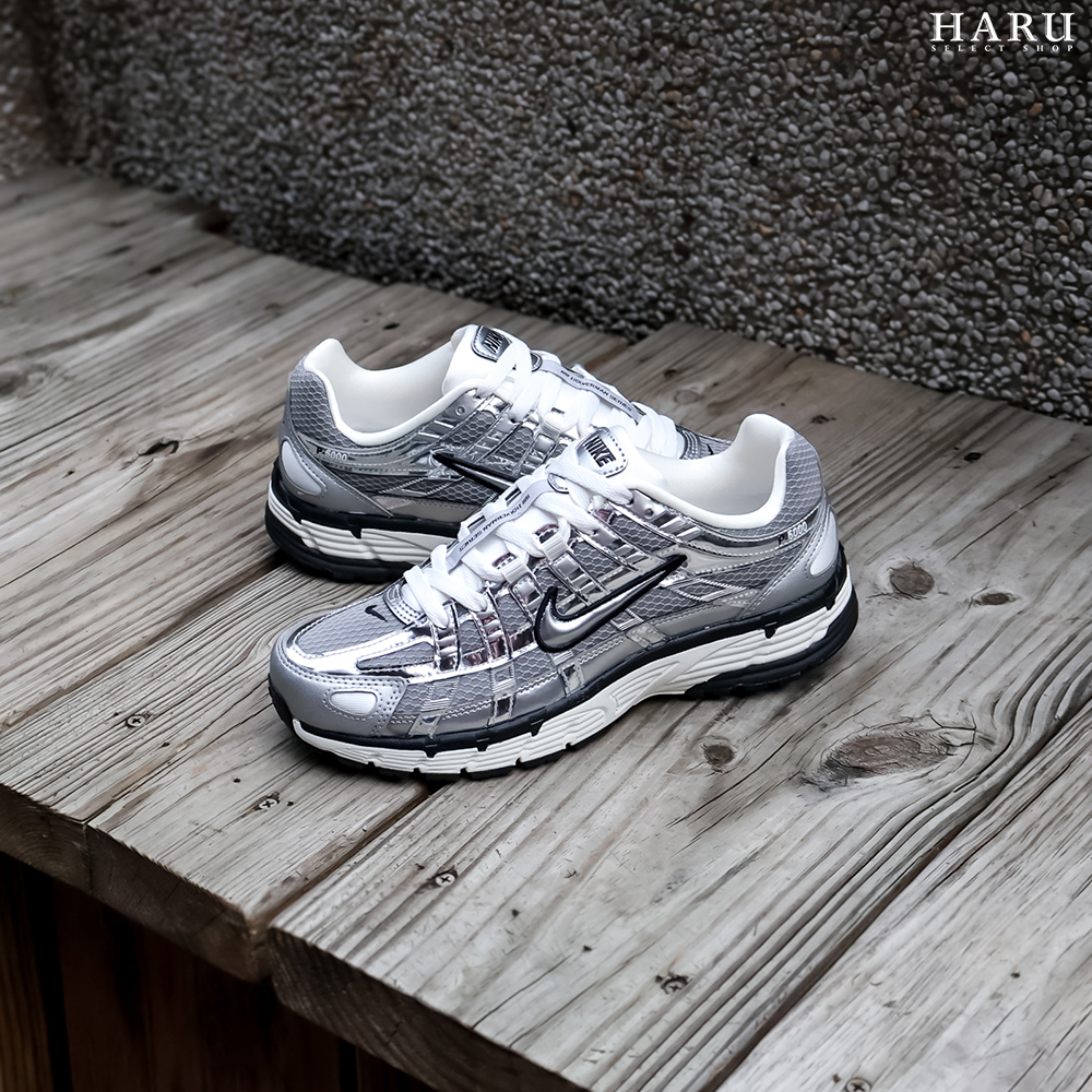 限時特價 NIKE P-6000 黑灰銀 黑銀 Y2K 千禧 液態銀 奶油底 男生復古慢跑休閒鞋 CN0149-001