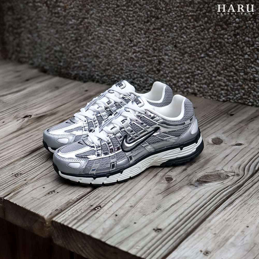 限時特價 NIKE P-6000 黑灰銀 黑銀 Y2K 千禧 液態銀 奶油底 男生復古慢跑休閒鞋 CN0149-001