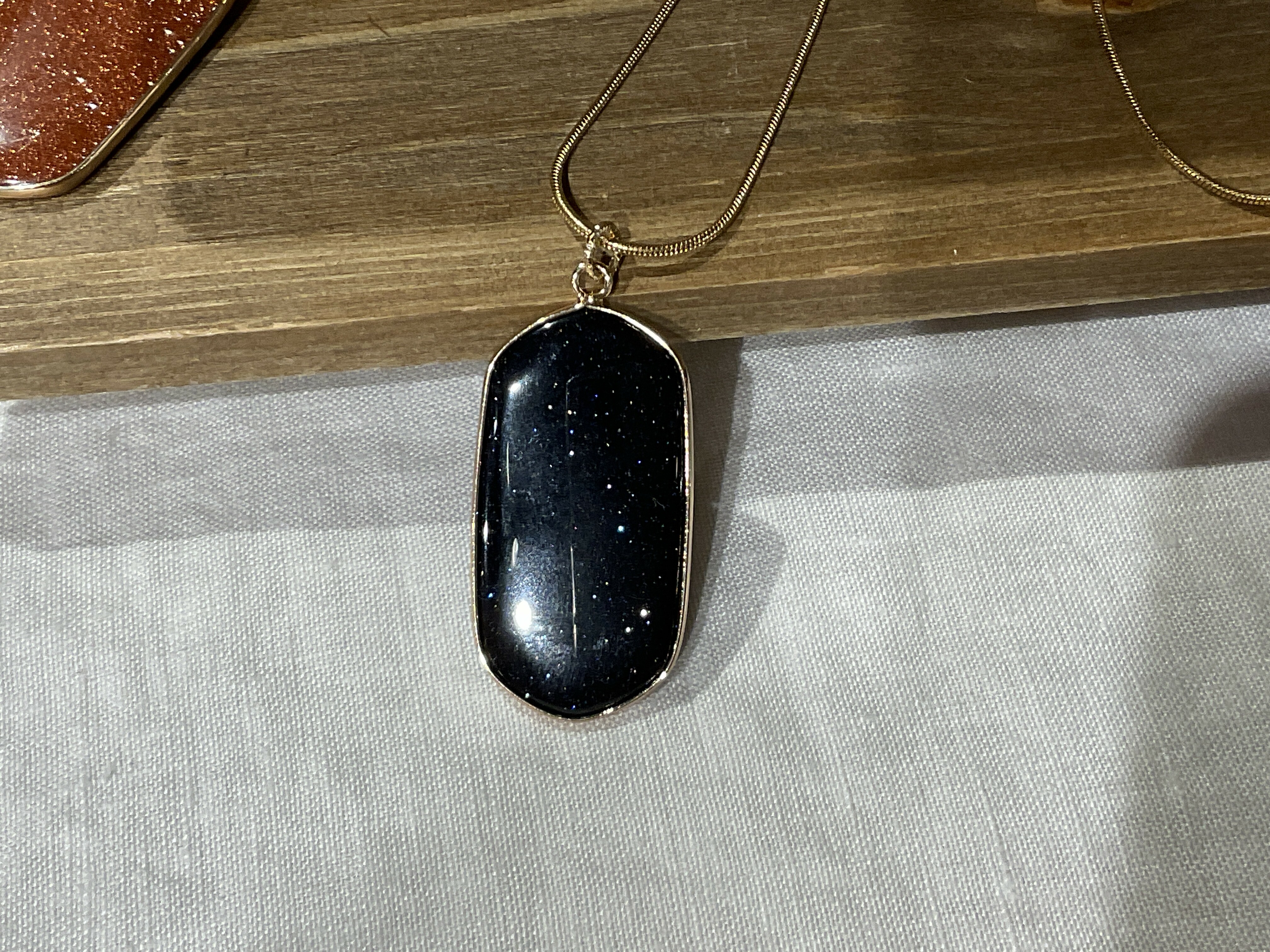 [Big Land] 砂岩不銹鋼項鍊 | NO.318