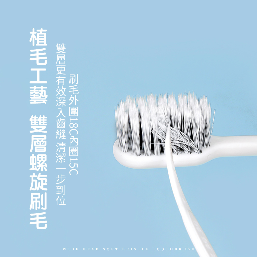 寬頭軟毛牙刷