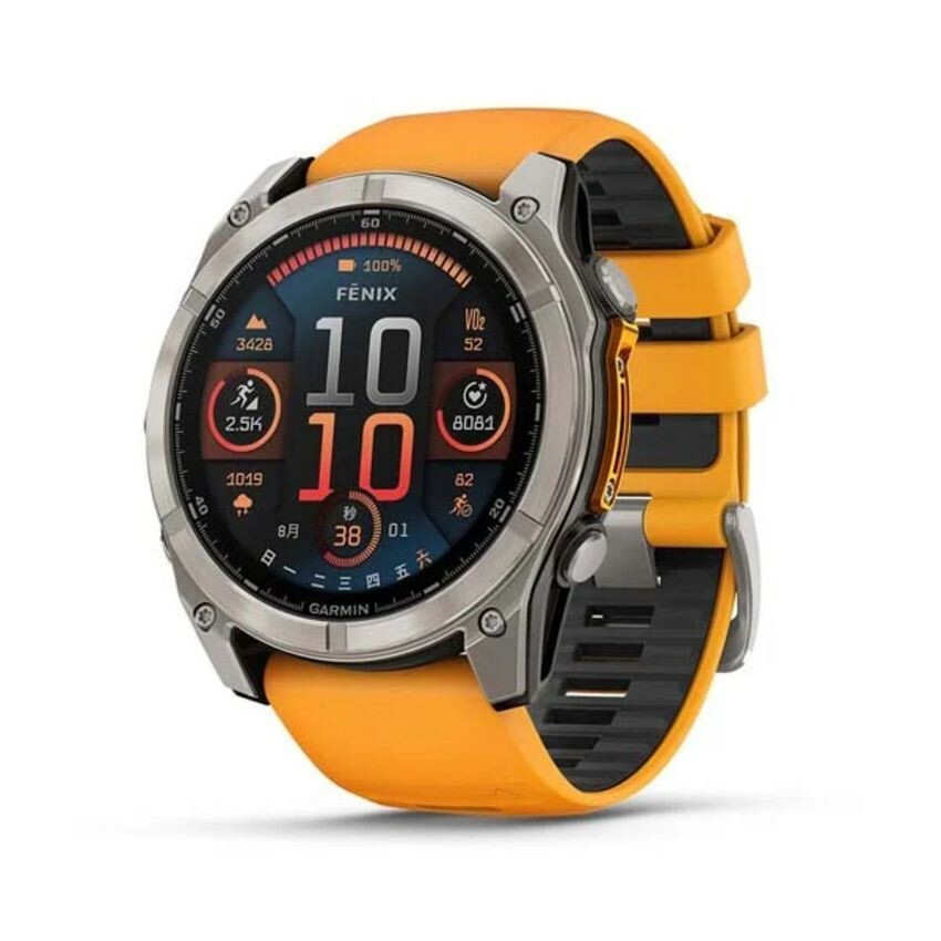 GARMIN Fenix 8 AMOLED 全方位戶外進階GPS智慧腕錶 51mm
