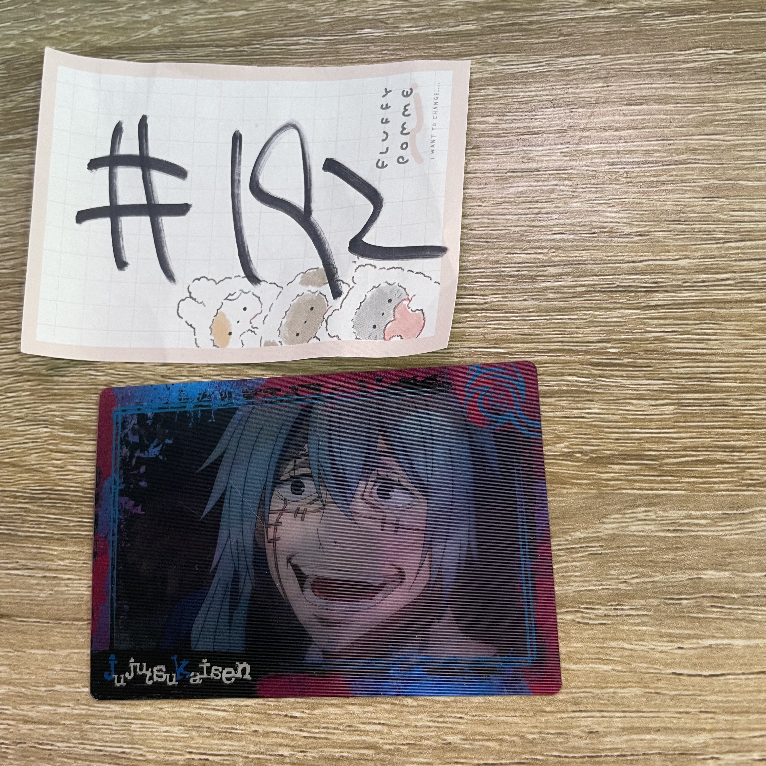 咒術迴戰 真人 3D 小卡 #192