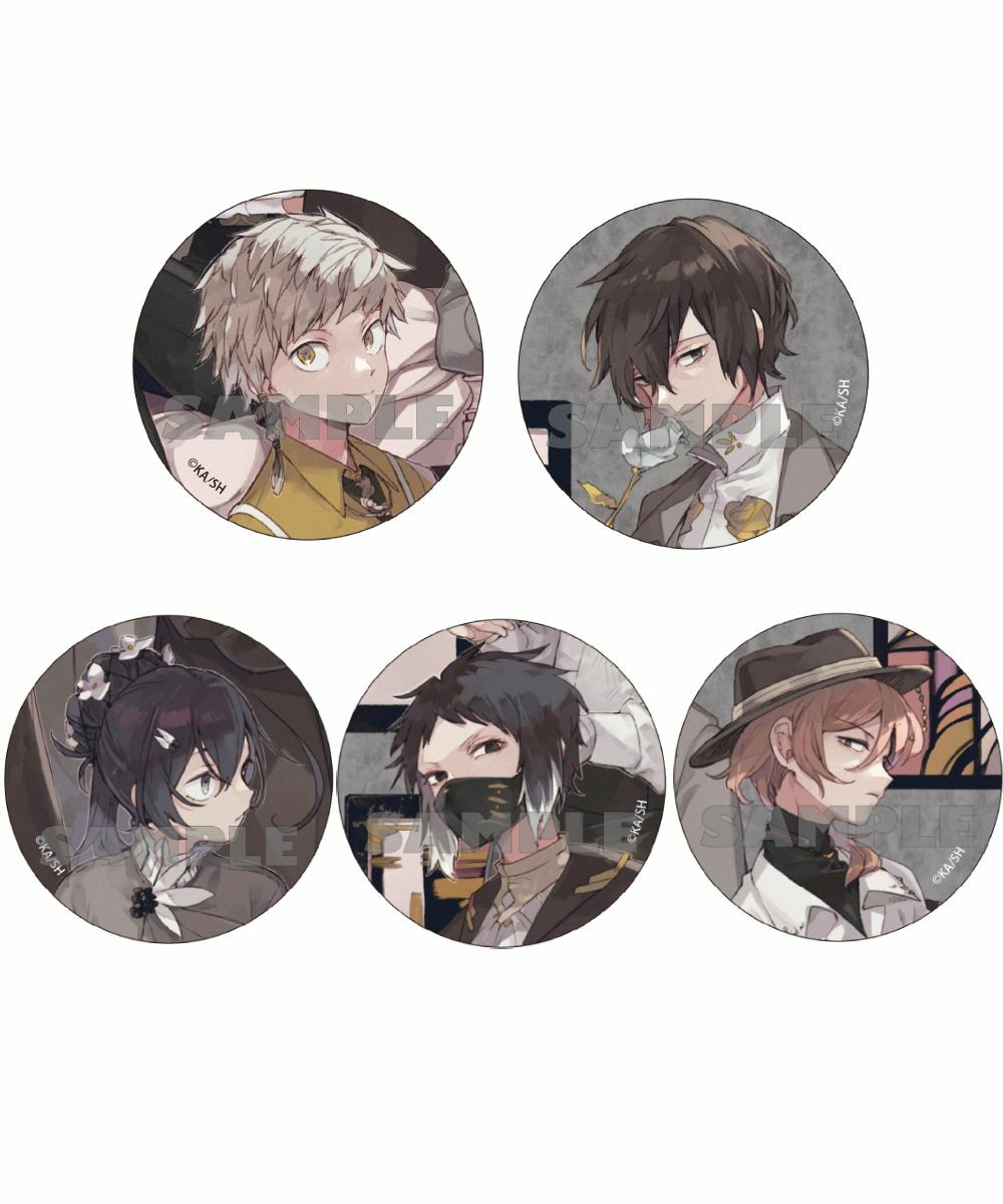 預購-【再販】「文豪Stray dogs」春河35插圖　徽章　系列【日本進口精品】