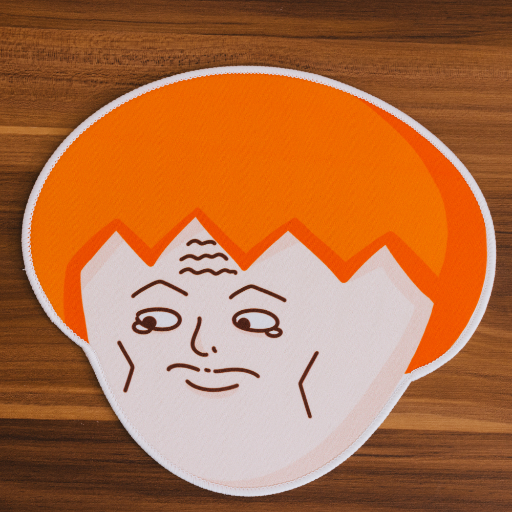 魯蛇蔥滑鼠墊2.0 | 雙層布料 白色鎖邊設計