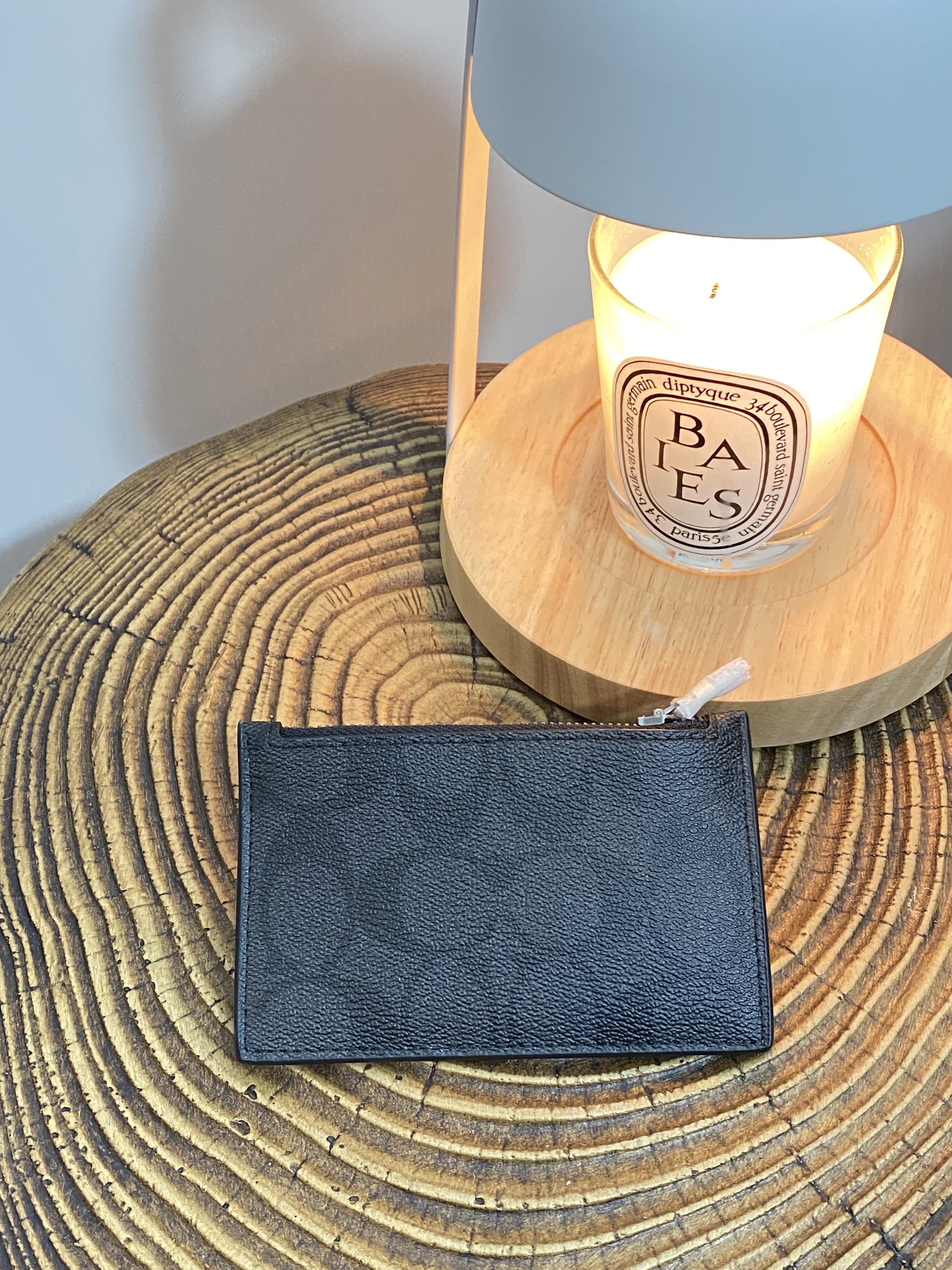 美國現貨 Coach Zip Card Case Signature Canvas - Black