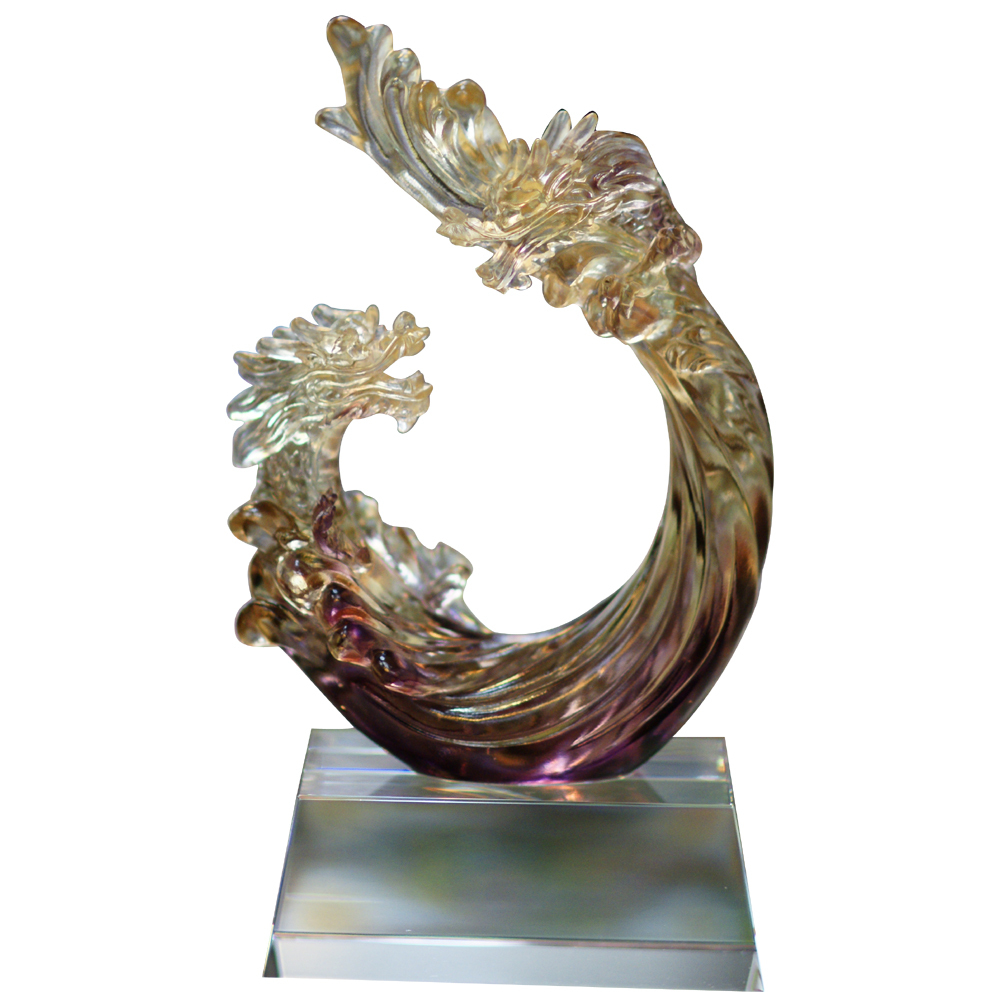 居家開運琉璃擺飾｜蟠龍勢起 榮耀開運鎮宅首選