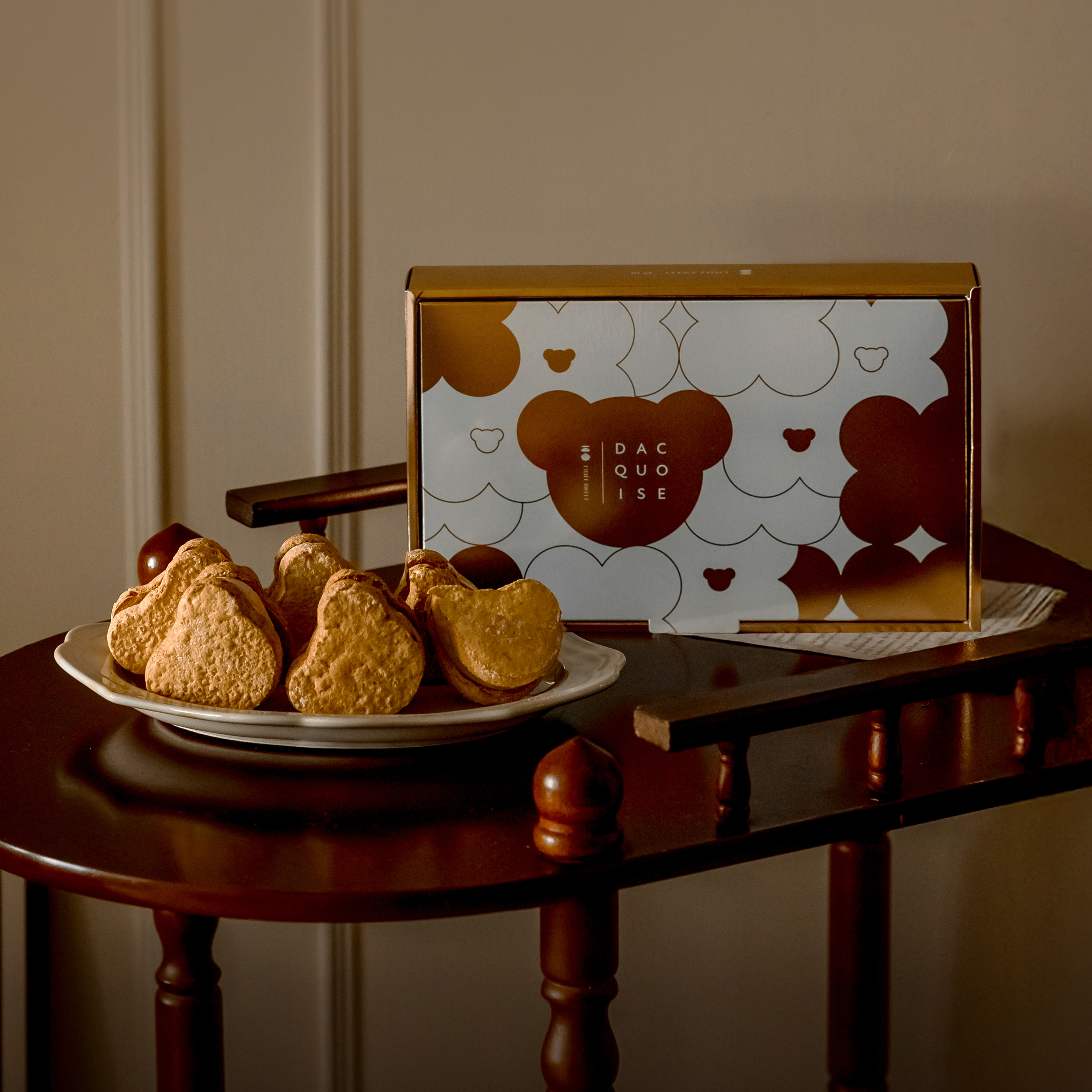 【時甜】蜜金小熊達克瓦茲(6入)