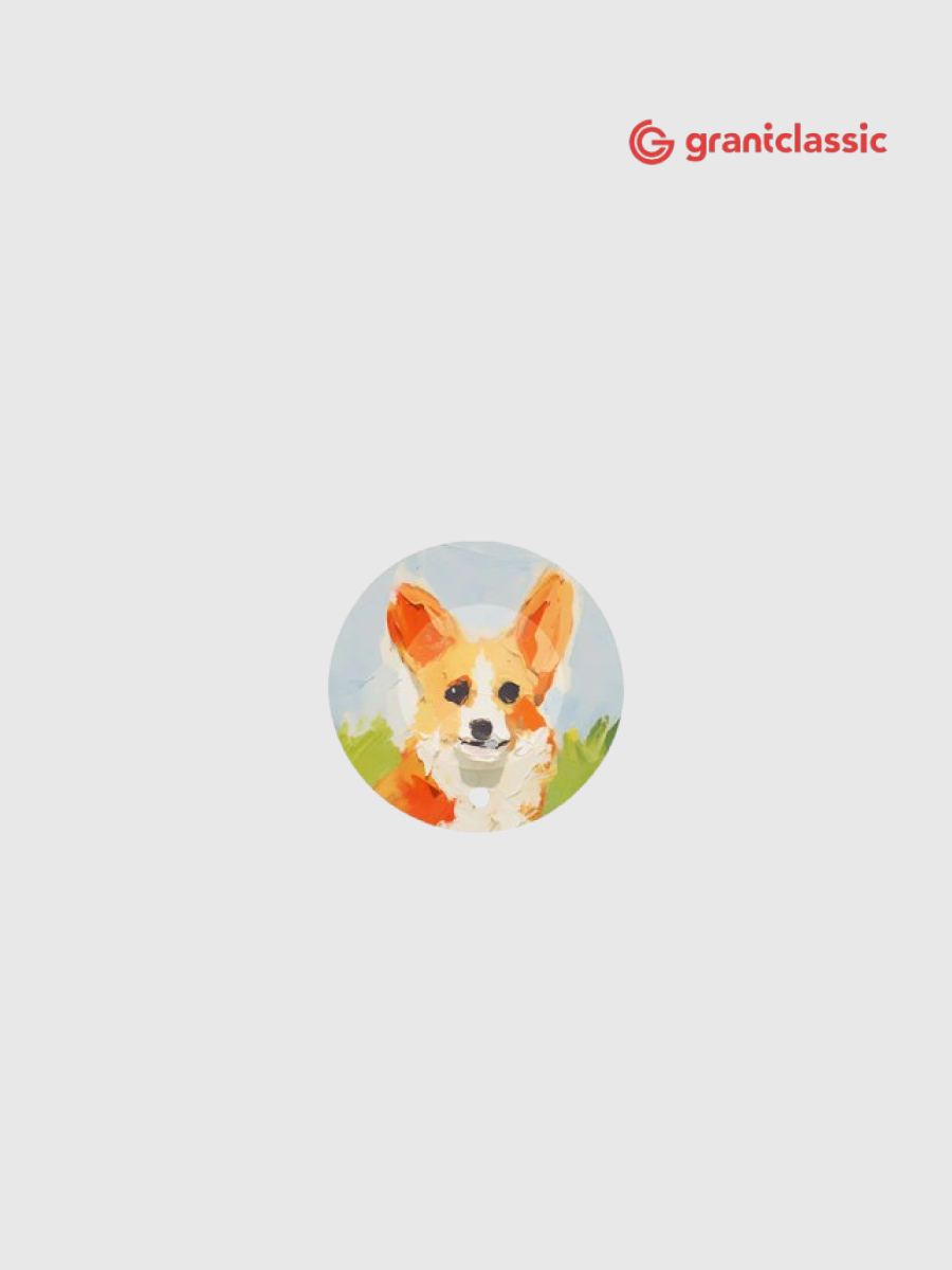 【grantclassic】GC-Tag 找得到｜設計款 柯基犬的畫像