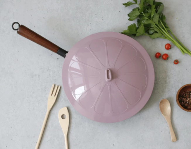 韓國製 粉彩矽膠煎鍋蓋