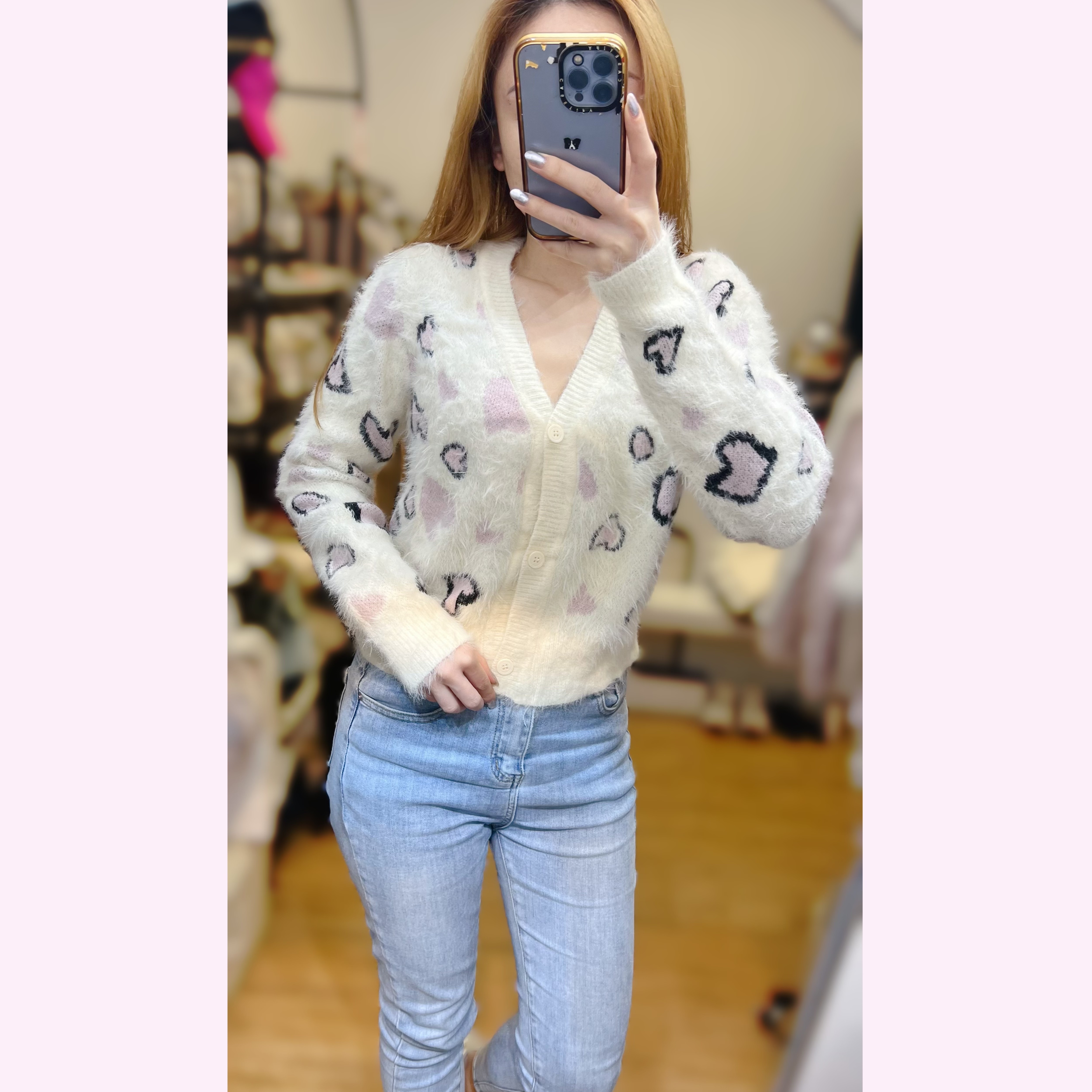 Mega sale heart shape momo jacket