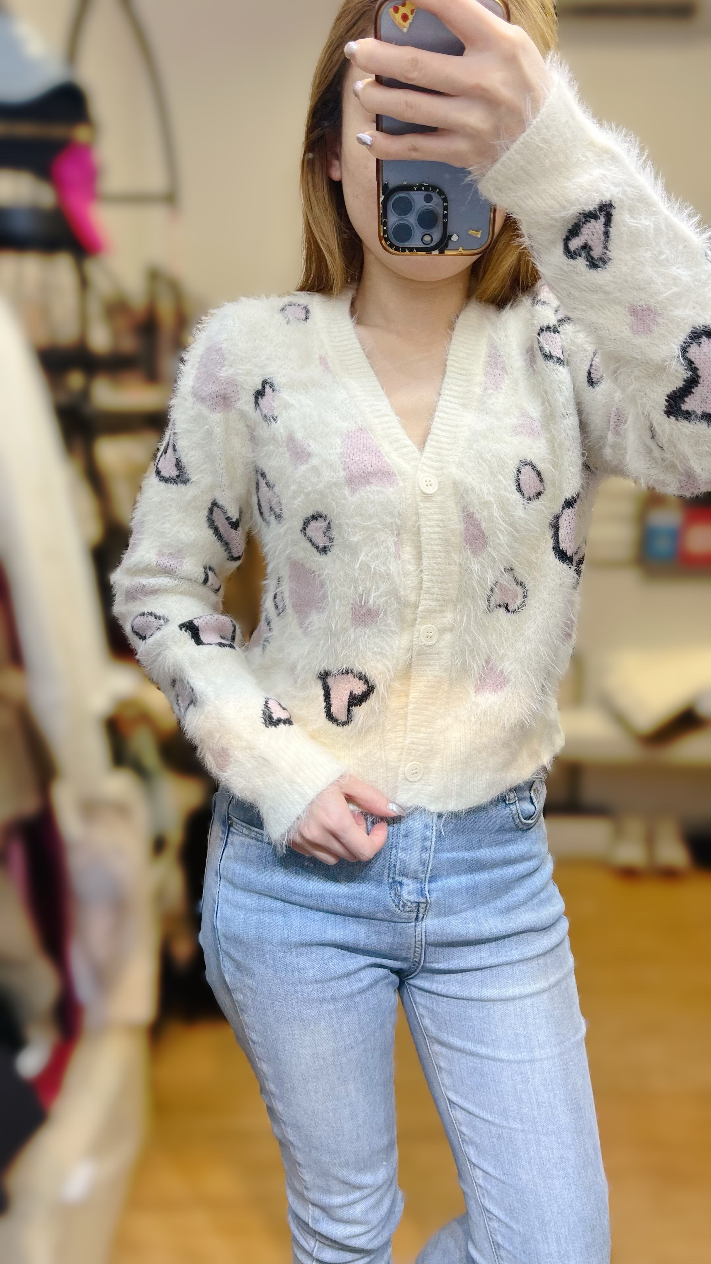 Mega sale heart shape momo jacket