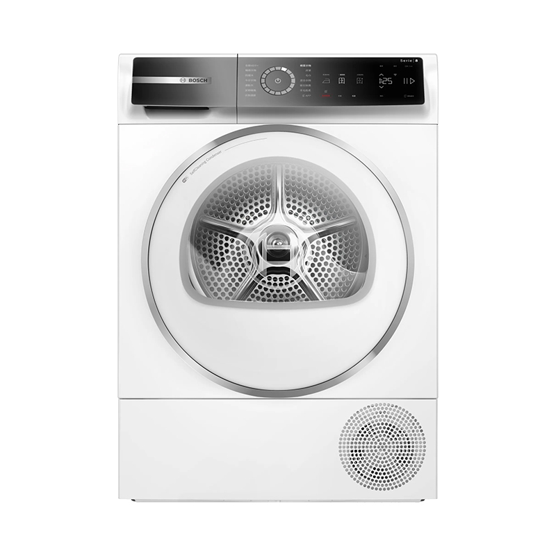 【結帳現折】BOSCH 8系列 Heat Pump 熱泵式乾衣機 9KG 220V WQB245B0TC