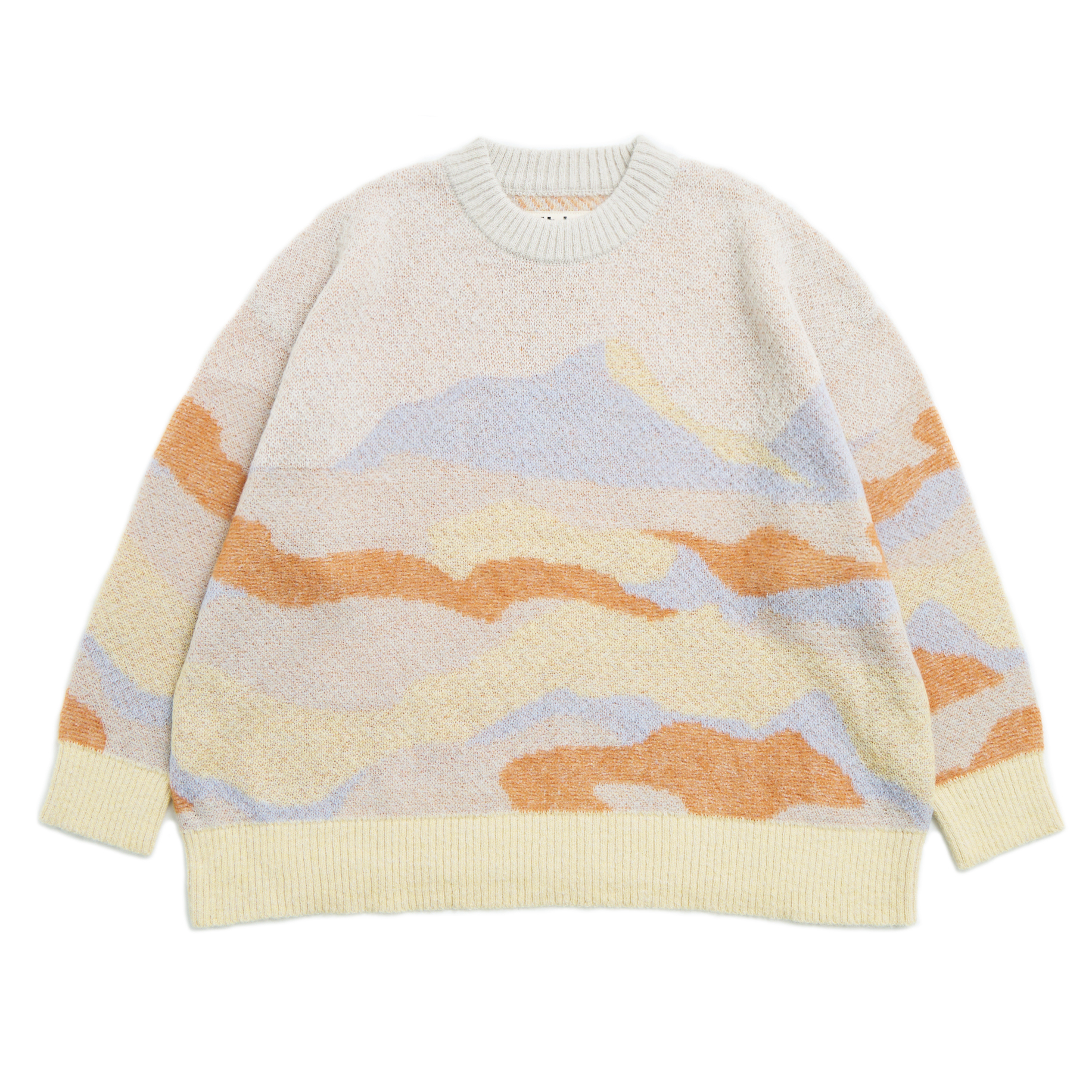 [Empty Cones] Iceland Garden Mohair Long-sleeves Top