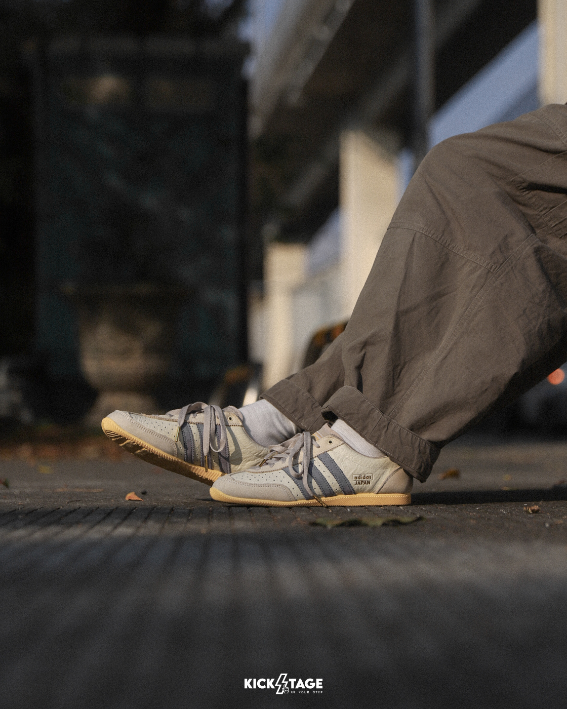 女鞋 ADIDAS  JAPAN W 'Cream Violet' 芋頭奶油 皮革 復古 德訓鞋 休閒鞋【JI2664】