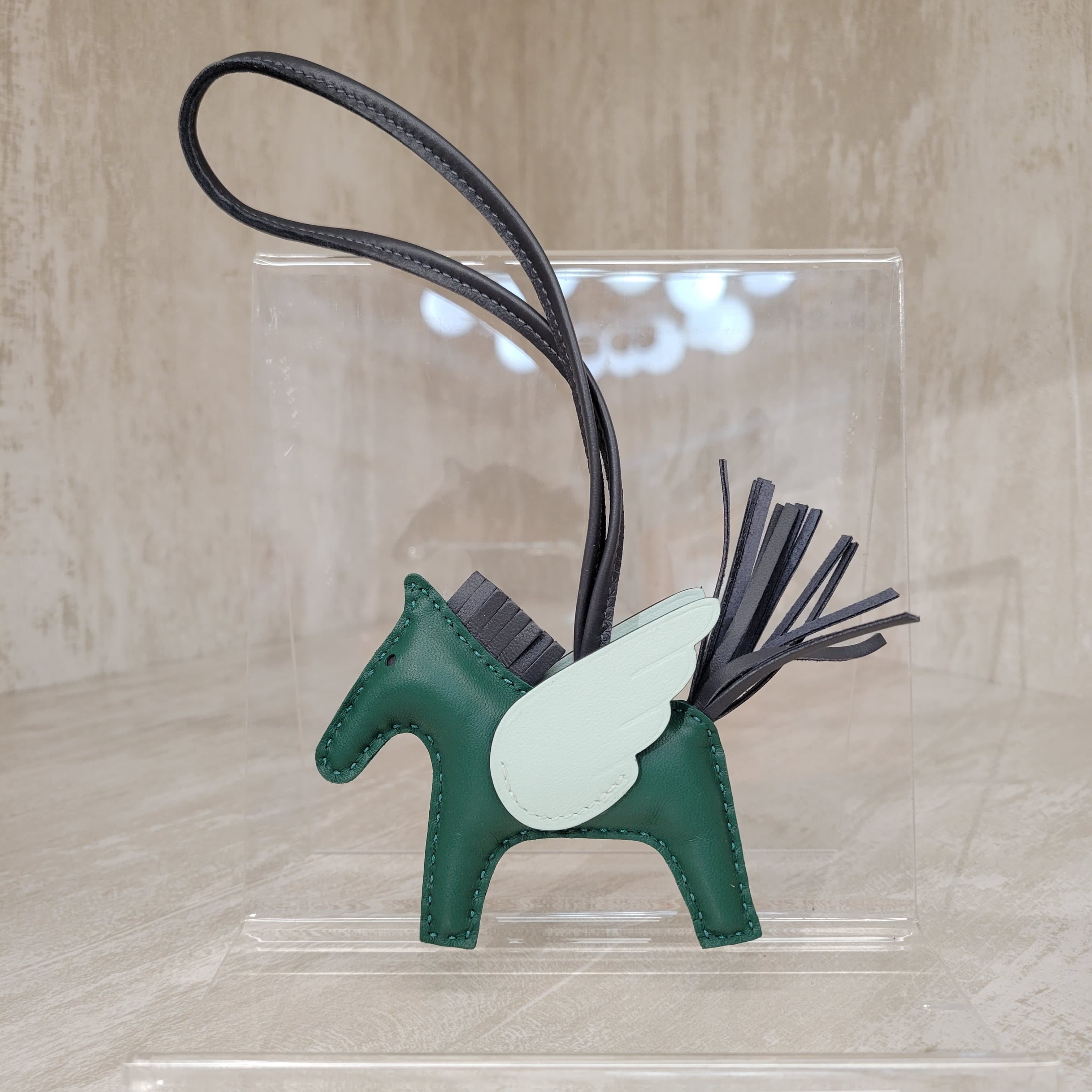 HERMES RODEO PEGASE vert moyen / ardoise / vert peppermint PM SIZE 中綠色/石板灰/新薄荷綠飛馬