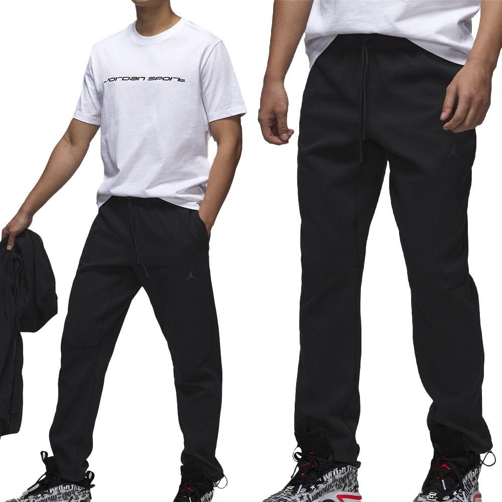 Nike J DF SPRT Hoop FLC Pant 男款 黑色 喬丹 速乾 縮口 抽繩 長褲 FV8605-010