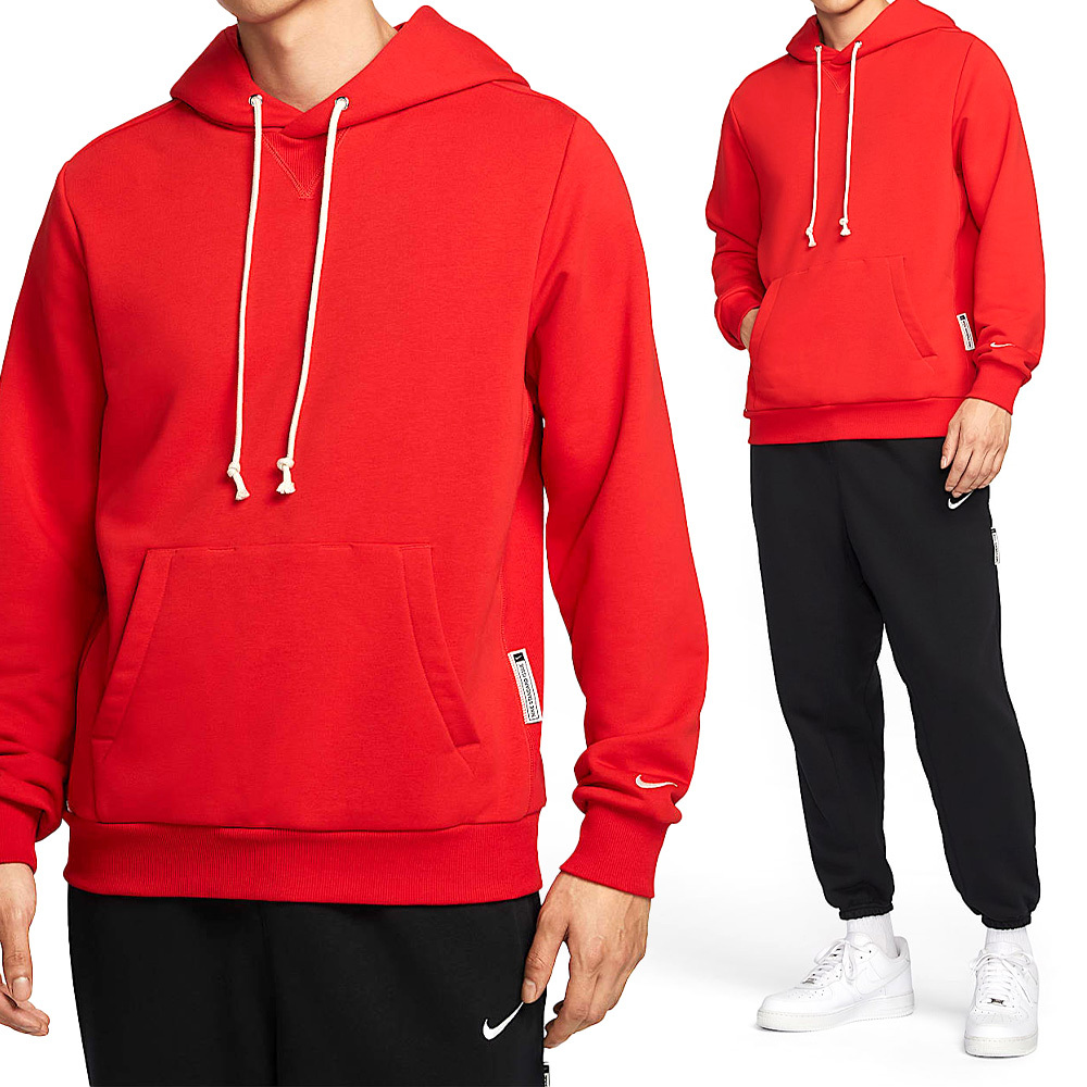Nike DF SI Po HD 男款 紅色 帽T 寬鬆 磨毛 口袋 拉鍊 內毛圈 連帽 長袖 FZ0219-657