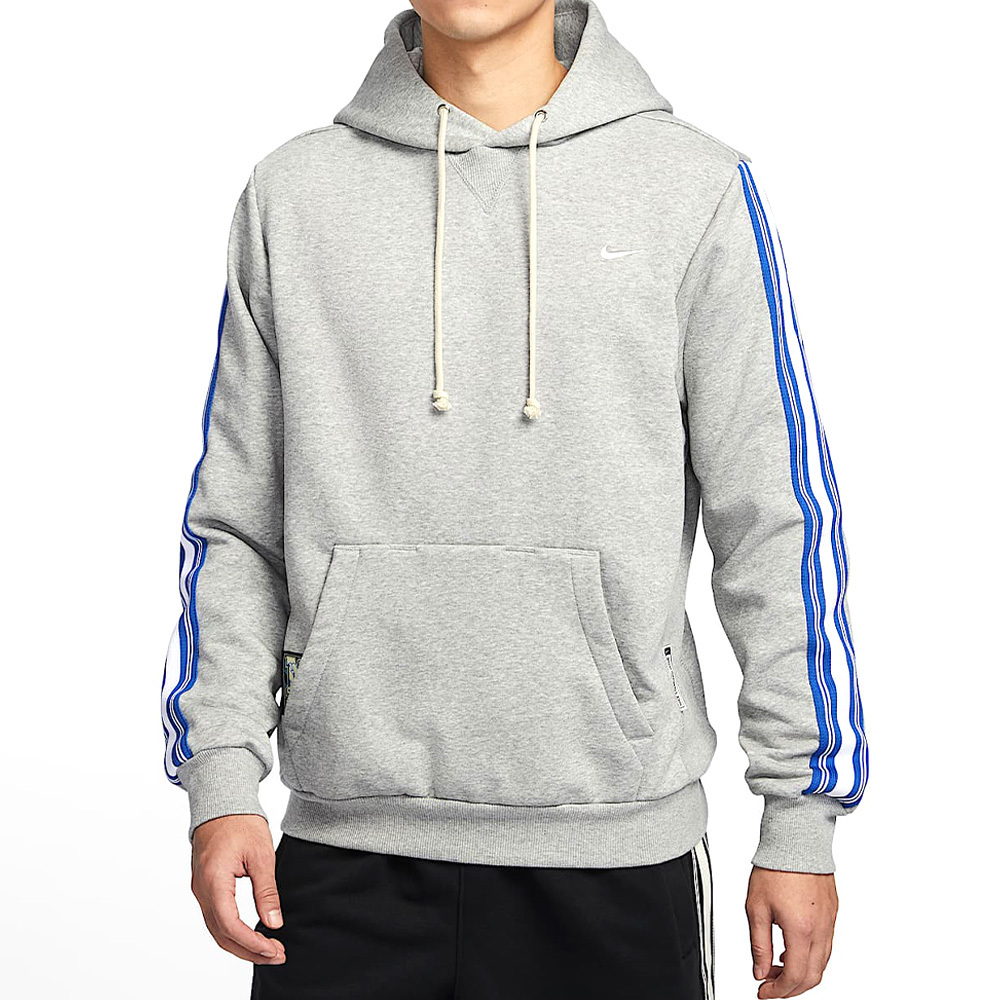 Nike TF SI BRSH Po HD NAOS 男款 灰藍色 運動 休閒 帽T 磨毛 長袖 HJ3882-063