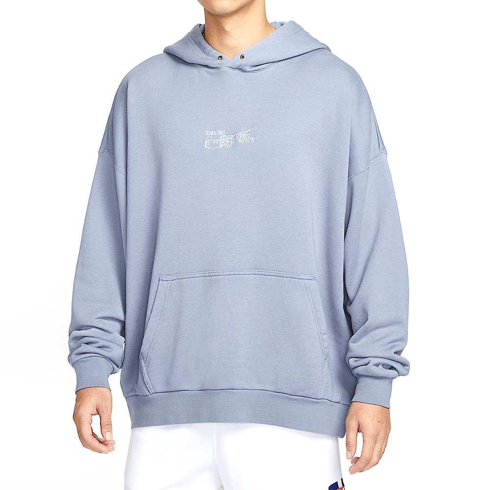 Nike Club FT OS Po HDY OPP1 男款 藍色 連帽 帽T 寬鬆 運動 長袖 HV4722-493