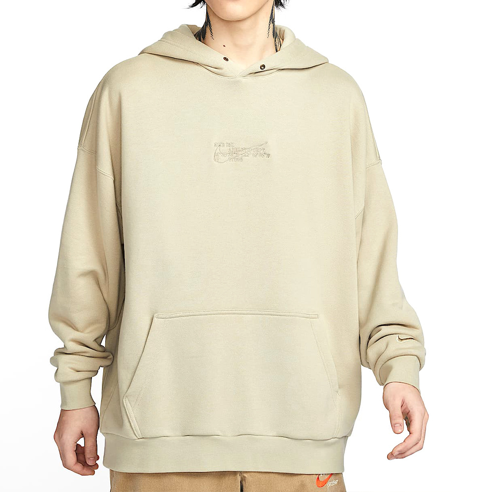 Nike Club FT OS Po HDY OPP1 男款 卡其色 連帽 帽T 寬鬆 運動 長袖 HV4722-251