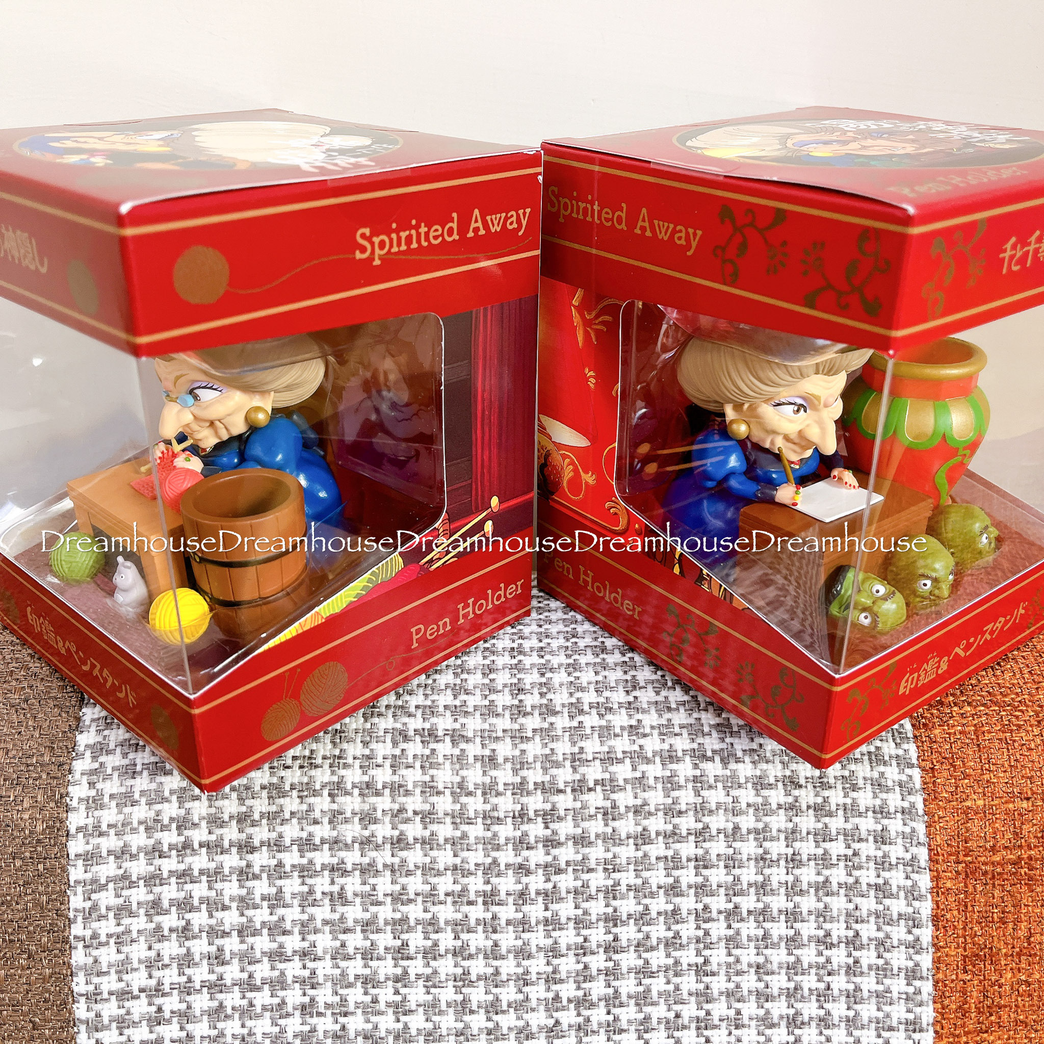 吉卜力 宮崎駿 神隱少女 湯婆婆 錢婆婆 湯屋 小王子 擺飾 印章架 小物收納 辦公用品