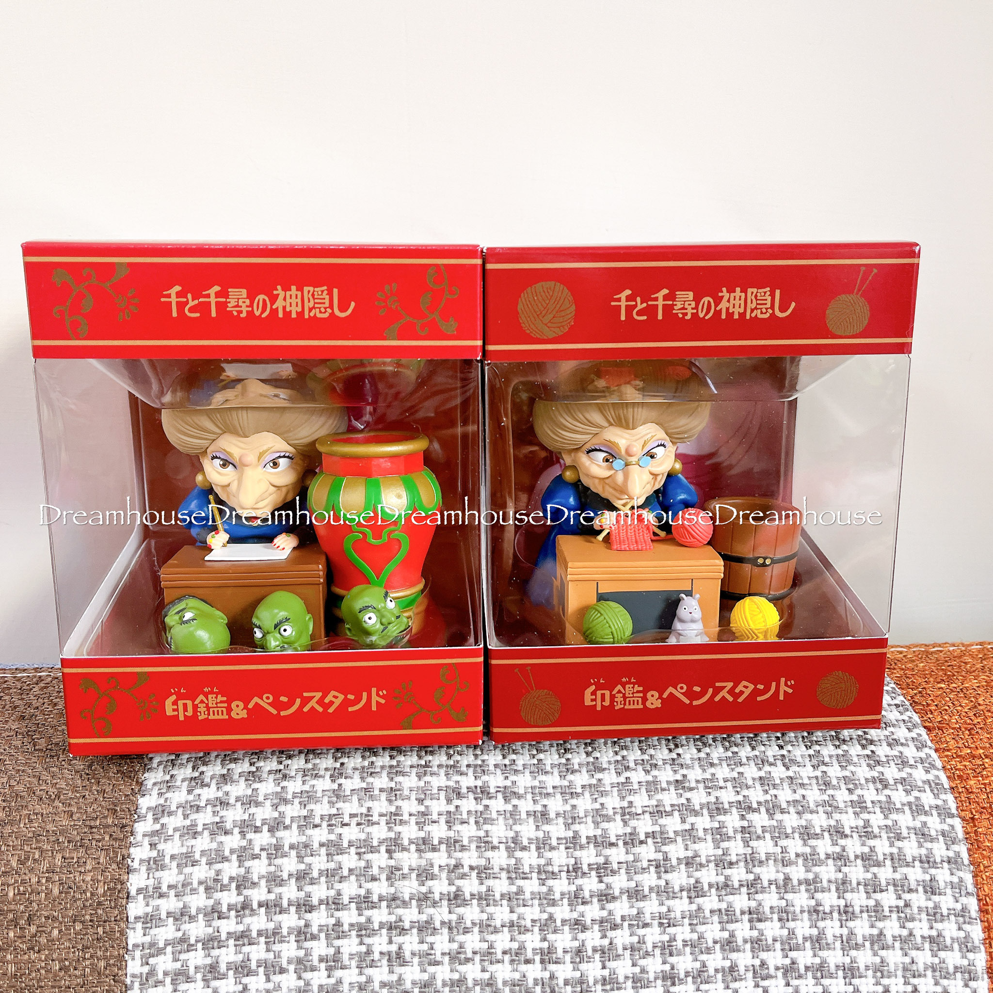 吉卜力 宮崎駿 神隱少女 湯婆婆 錢婆婆 湯屋 小王子 擺飾 印章架 小物收納 辦公用品