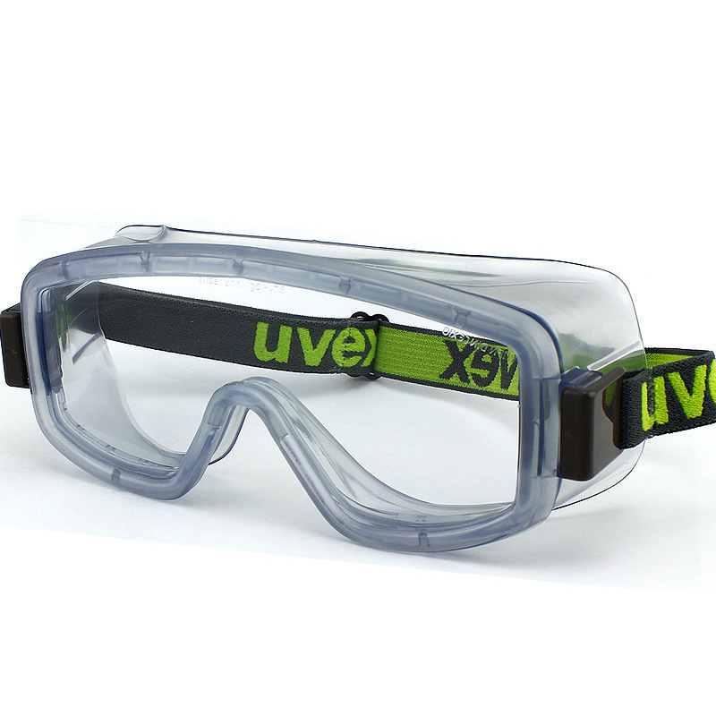 附發票｜UVEX9405護目鏡｜贈眼鏡套 防粉塵工業護目鏡 德國製造 抗化學防塵護目鏡 護目鏡