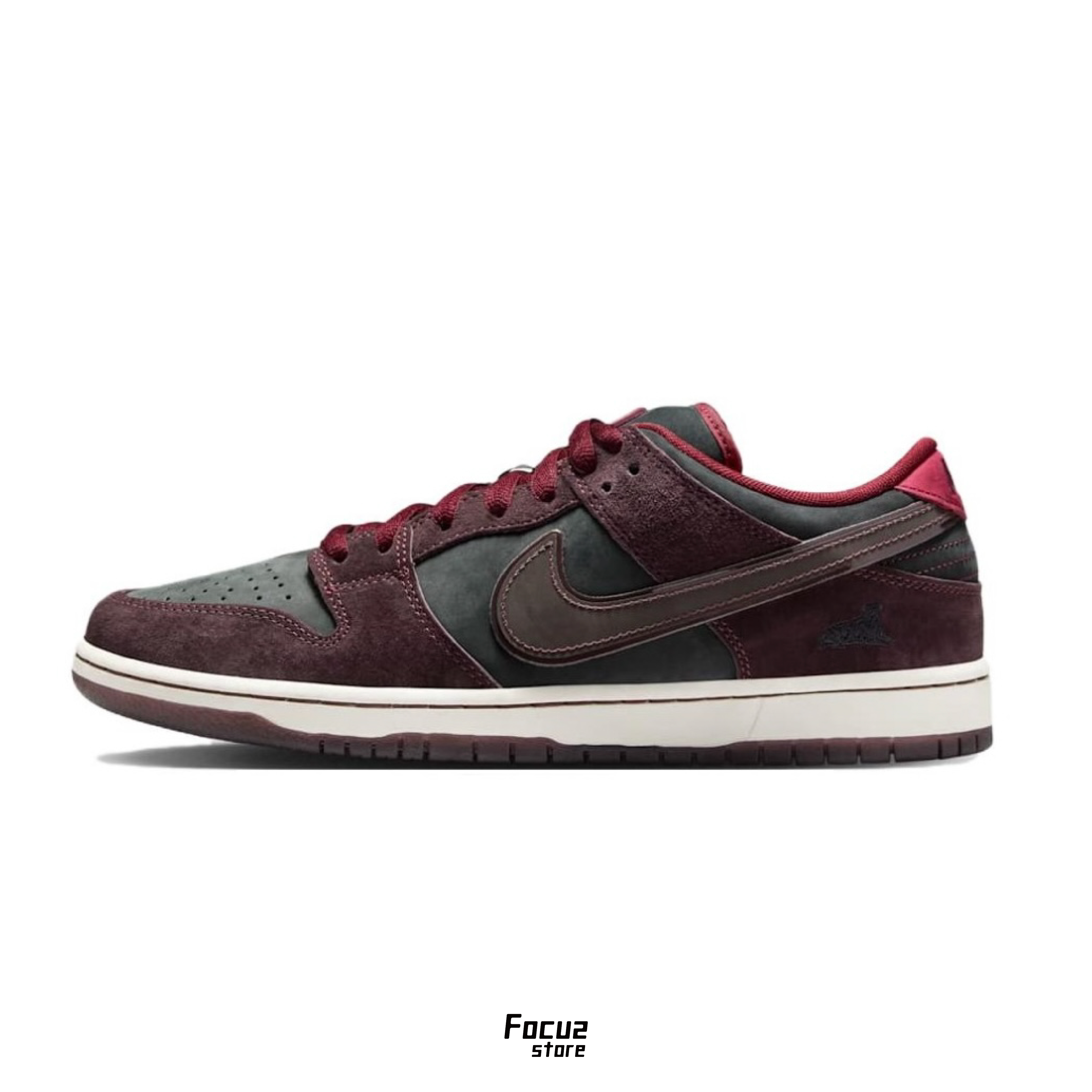 【Focus Store】預購 RIOT Skateshop x Nike Dunk Low SB "Mahogany Dark Beetroot" 酒紅 FZ1289-200