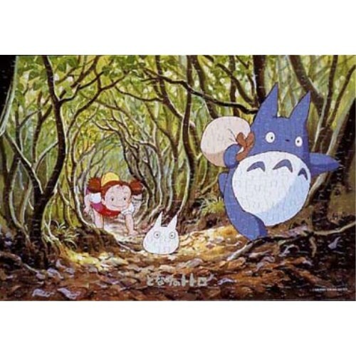 300片拼圖 龍貓 秘密隧道