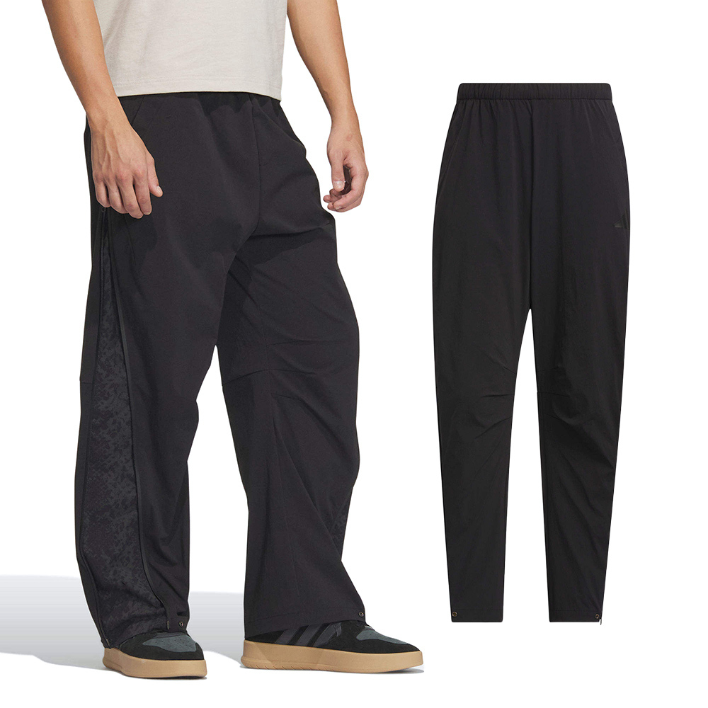 Adidas CM WV PNT 男款 黑色 運動 休閒 CNY新年 蛇紋 口袋 腰部鬆緊 長褲 JZ4198