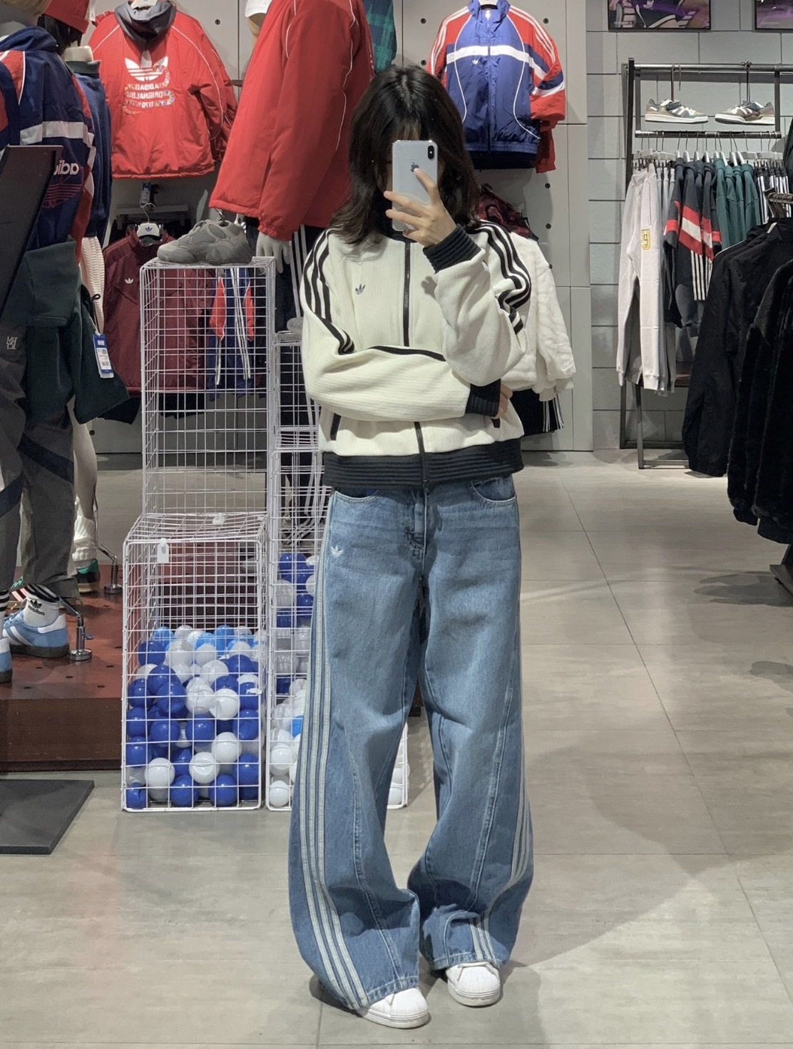 現貨 Adidas ADILENIUM SEASON 3 牛仔褲 香蕉褲 彎刀褲 JN0726