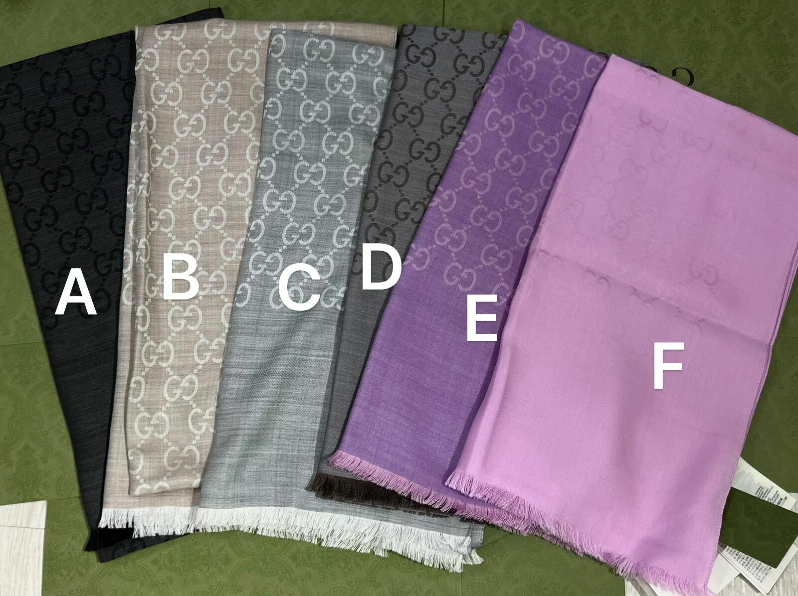 gucci 圍巾披肩兩用-M