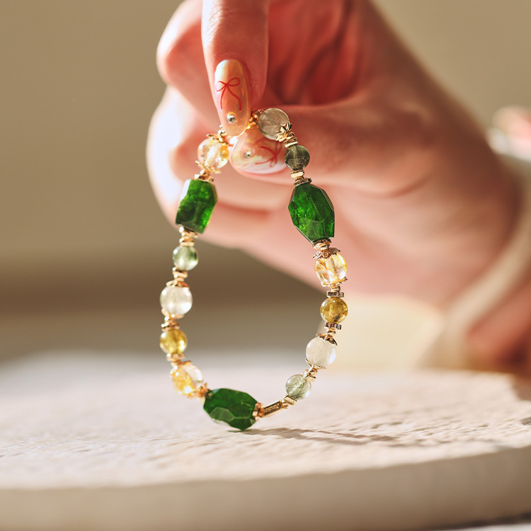 最初的雙眼：綠透輝｜綠石榴｜綠兔毛｜綠髮晶｜黃托帕