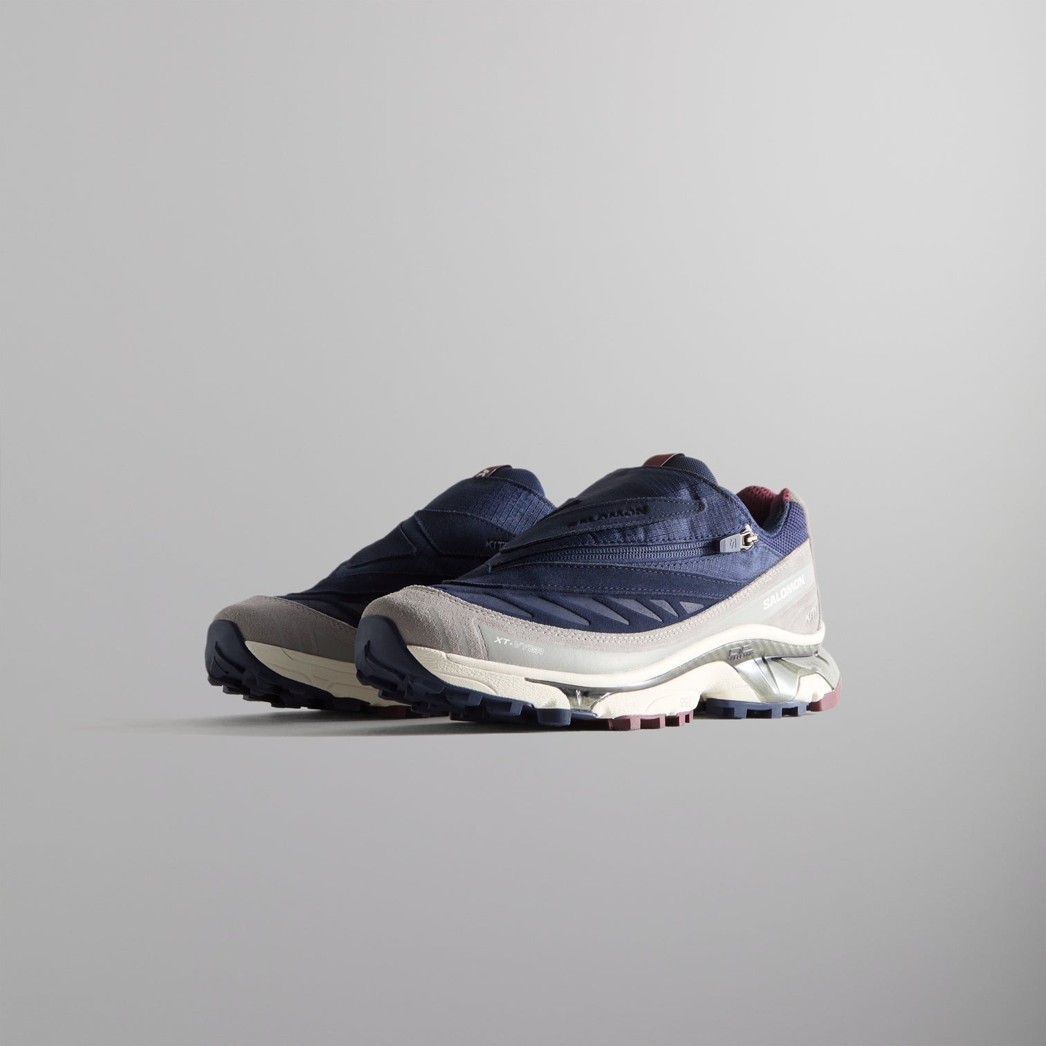 『代購+現貨商品』2024AW KITH FOR SALOMON XT-VOYAGER 拉鍊 快速綁鞋帶 超限量 聯名 機能 慢跑鞋 運動鞋 鞋子 現貨 SL47773800