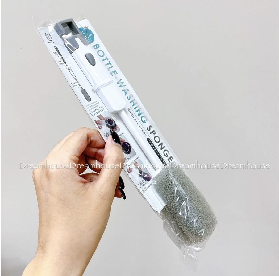 KOKUBO 小久保 3 ways水壺清潔刷 清潔刷 保溫瓶刷 洗杯刷 長柄刷 奶瓶清潔海綿 刷子