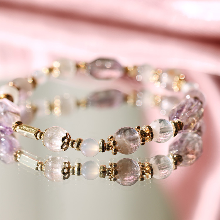 世俗的模樣：紫超七｜拉絲紫鋰輝｜雪花幽靈｜紫幽靈｜白玉髓