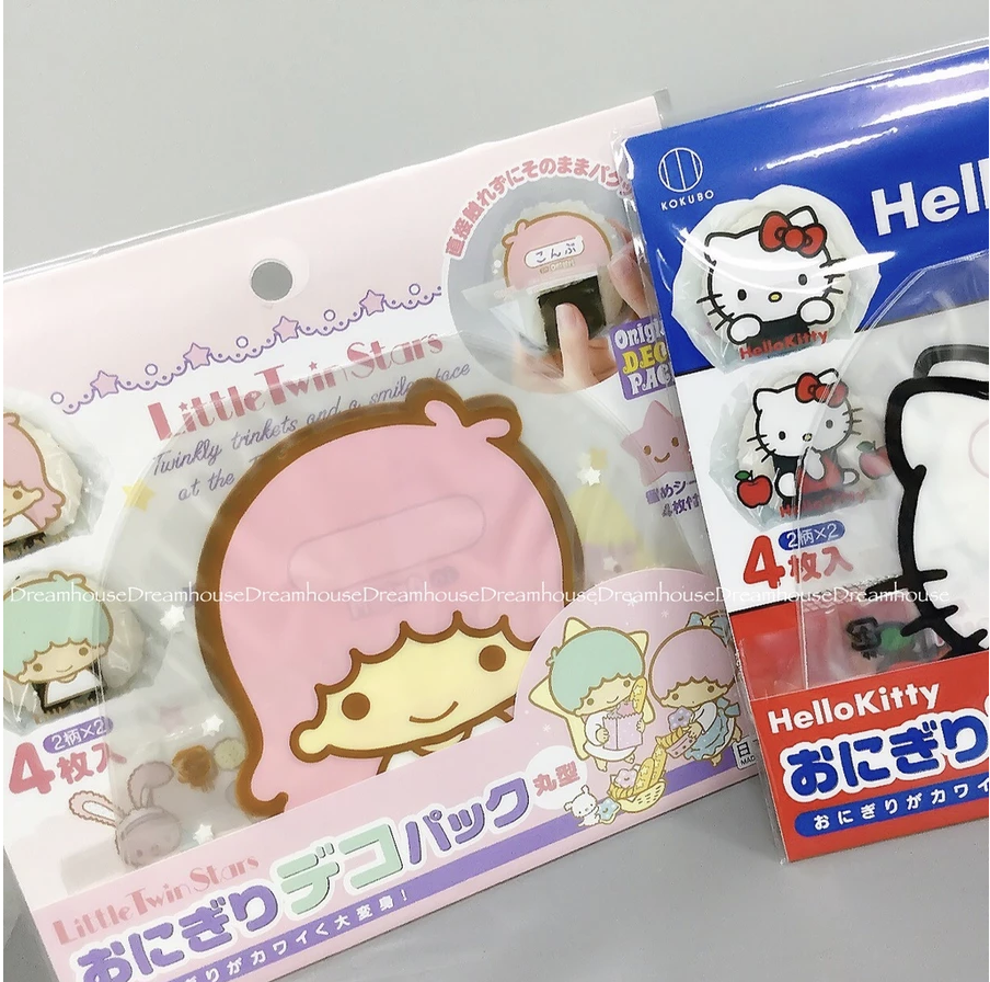 日本製 日本限定 三麗鷗 凱蒂貓 kitty 美樂蒂 melody 雙子星 飯糰包裝 包裝紙 御飯糰 飯糰袋