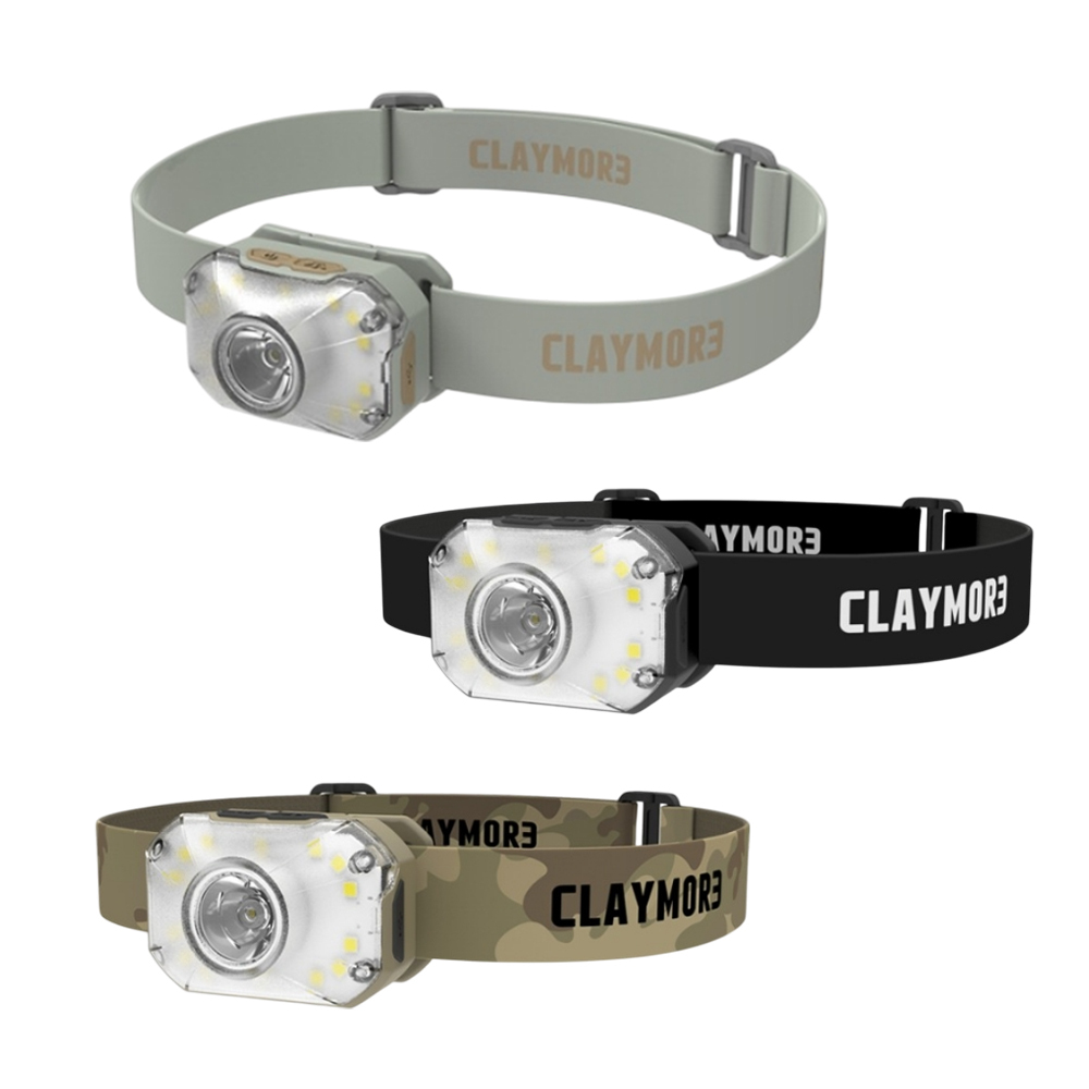 CLAYMORE HEADY2 四段可調式頭燈