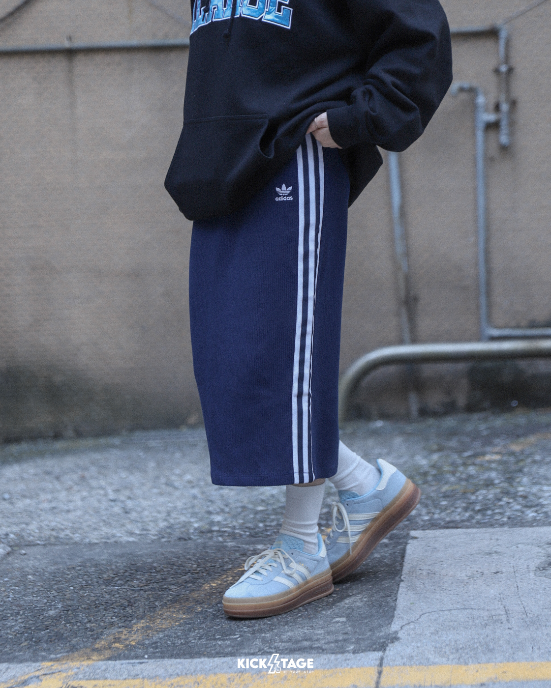 女款 ADIDAS KNITTED SKIRT 藍色 奶茶色 黑色 三葉草 刺繡小標 半身裙 針織長裙【JD4606/JD4607/IY7279】